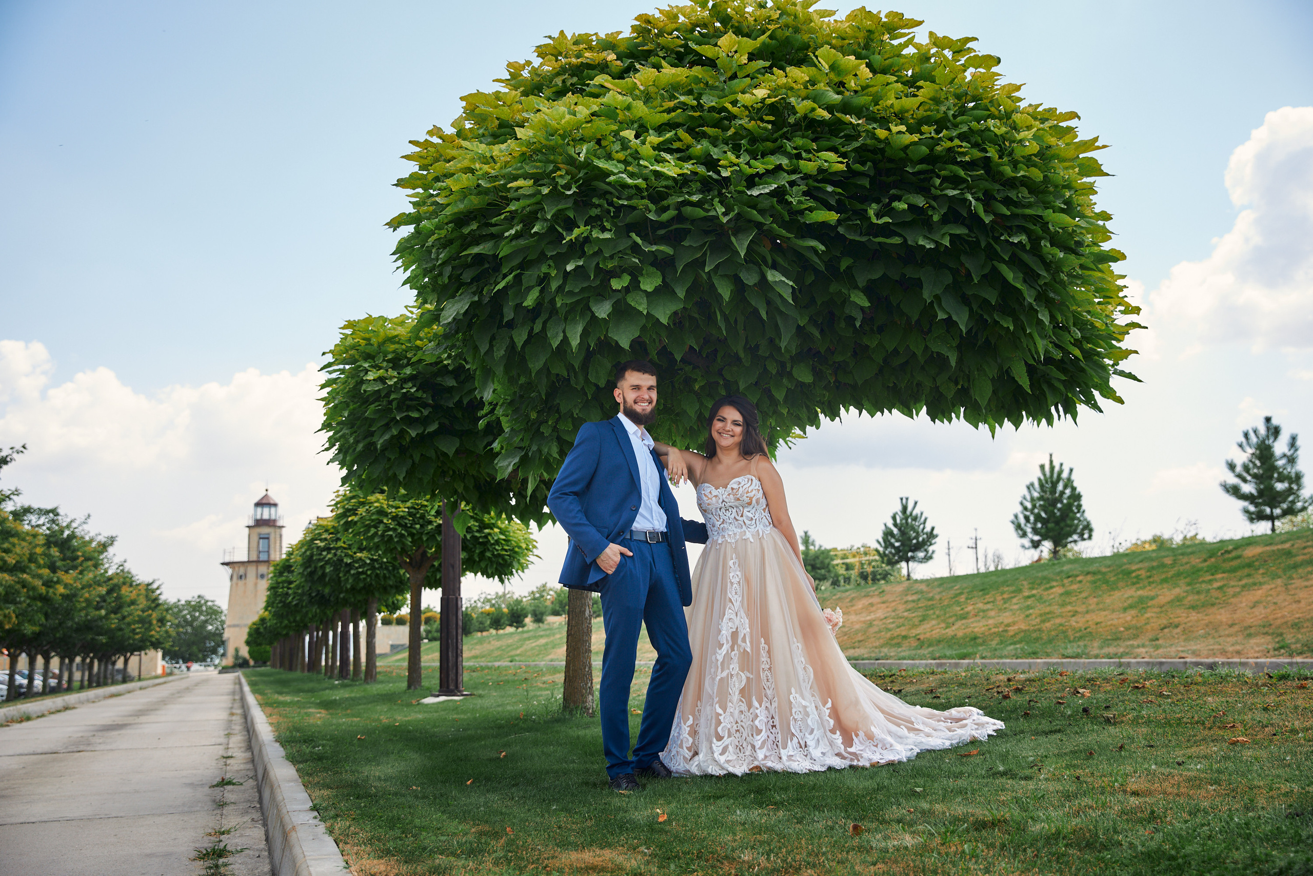 Свадебная фотосессия для Сергея и Анны в гольфклубе «Раевский»