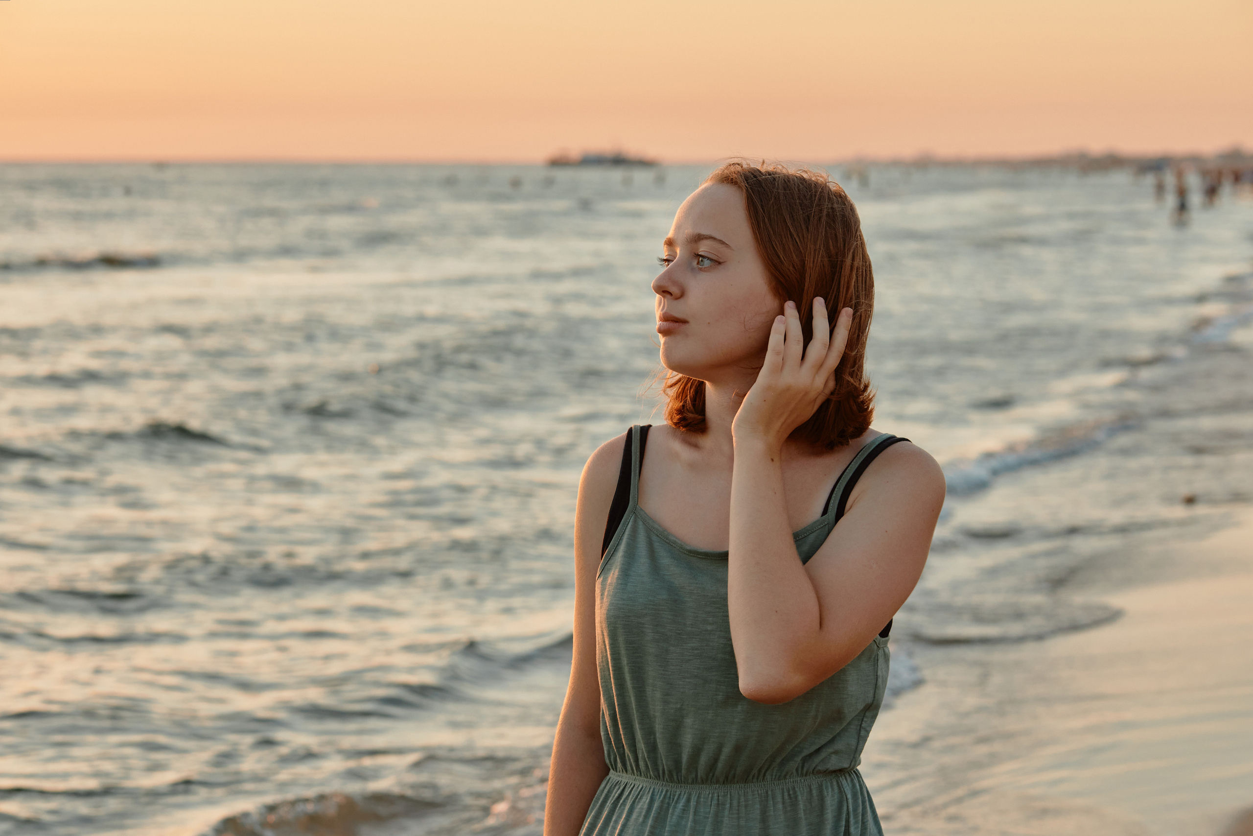 Семейная фотосессия на пляже возле санатория «Эллада»