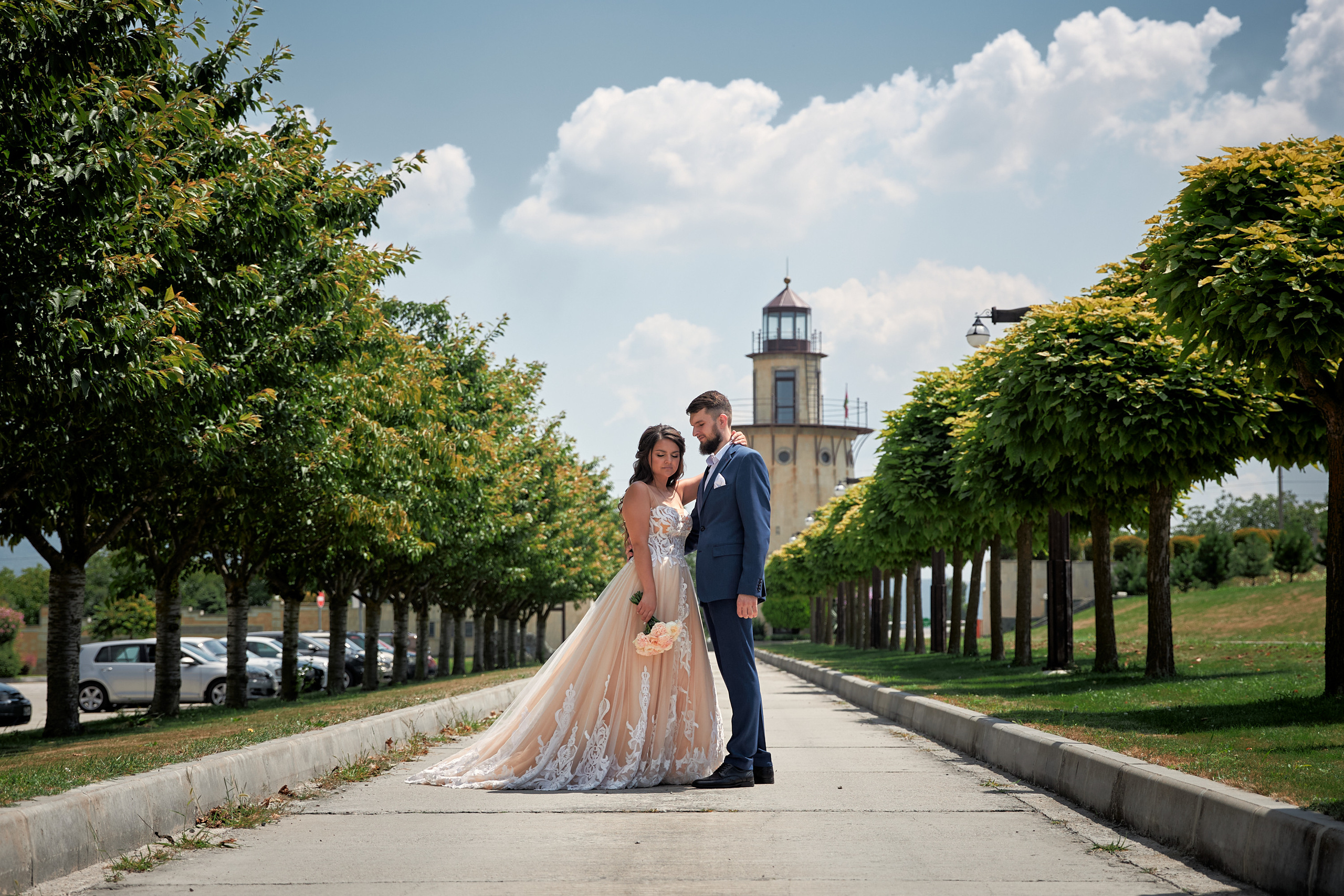 Свадебная фотосессия для Сергея и Анны в гольфклубе «Раевский»