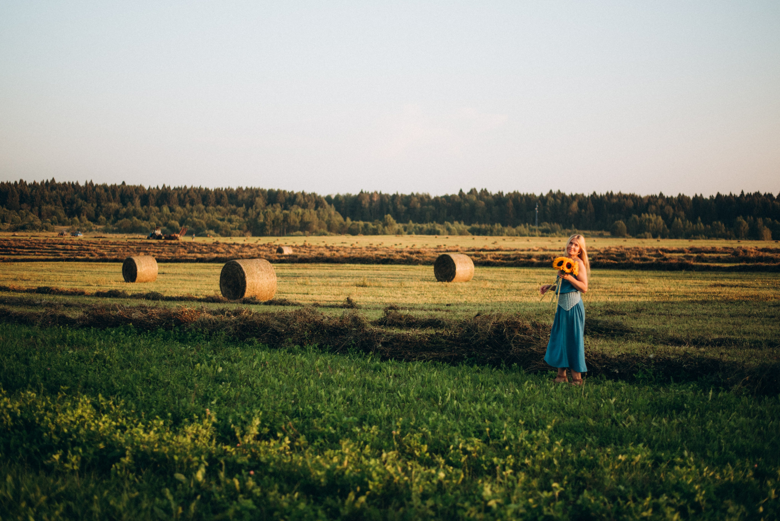 Анна подсолнухи. Фотограф про жизнь. Сергиев Посад, Мск