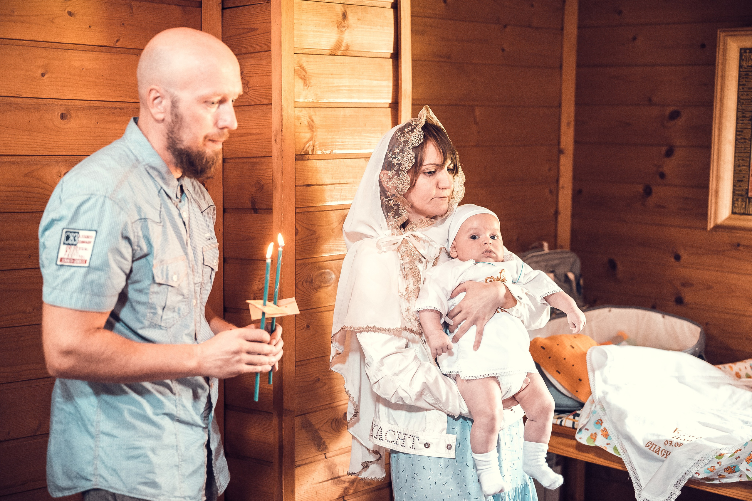 Крещение Павла. Семейный и детский фотограф Москва