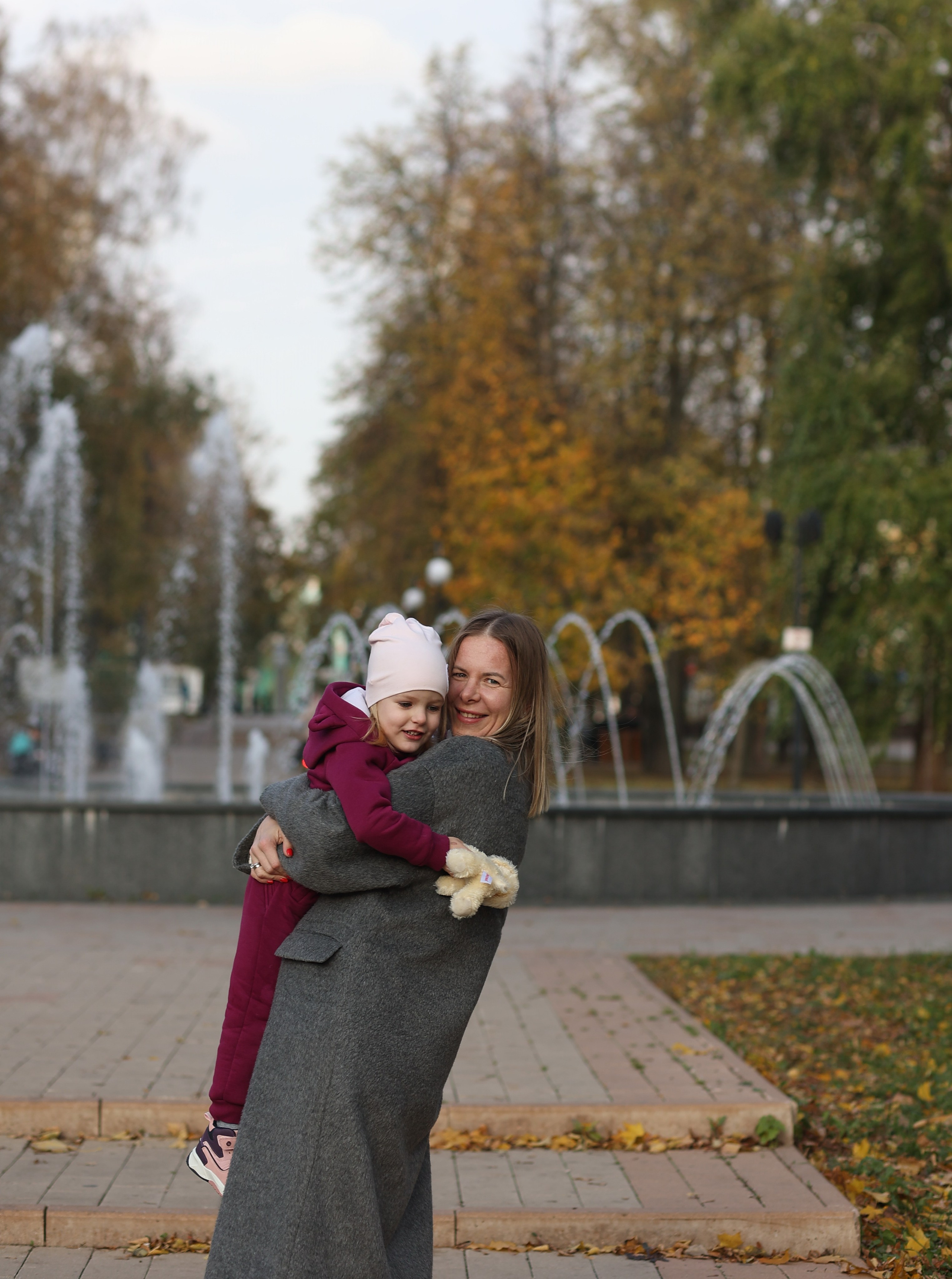 Осенняя фотосессия в парке. Портретный фотограф Москва
