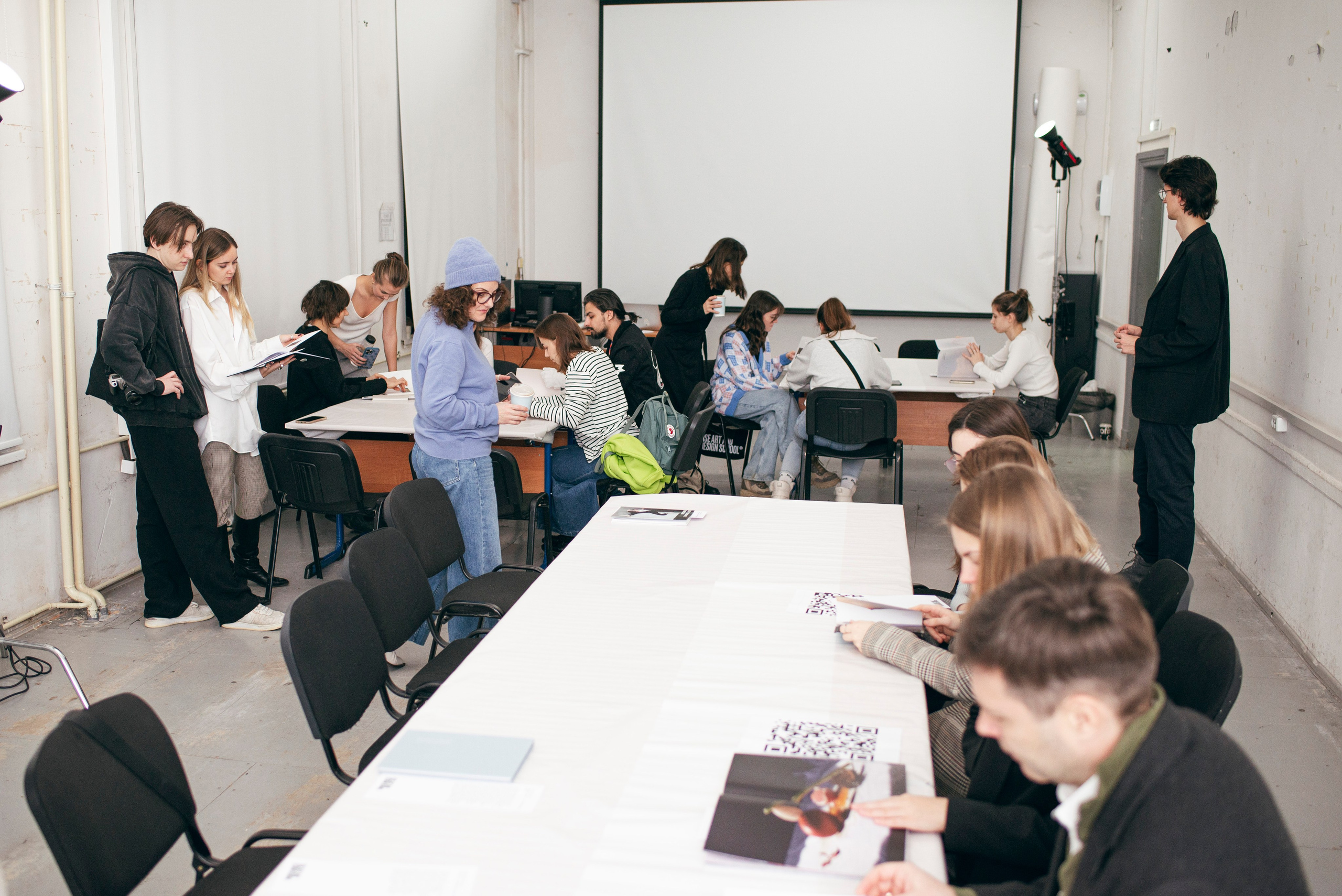 Вечер фото книг в Школе Дизайна. Фотограф в Москве Алейникова Евгения