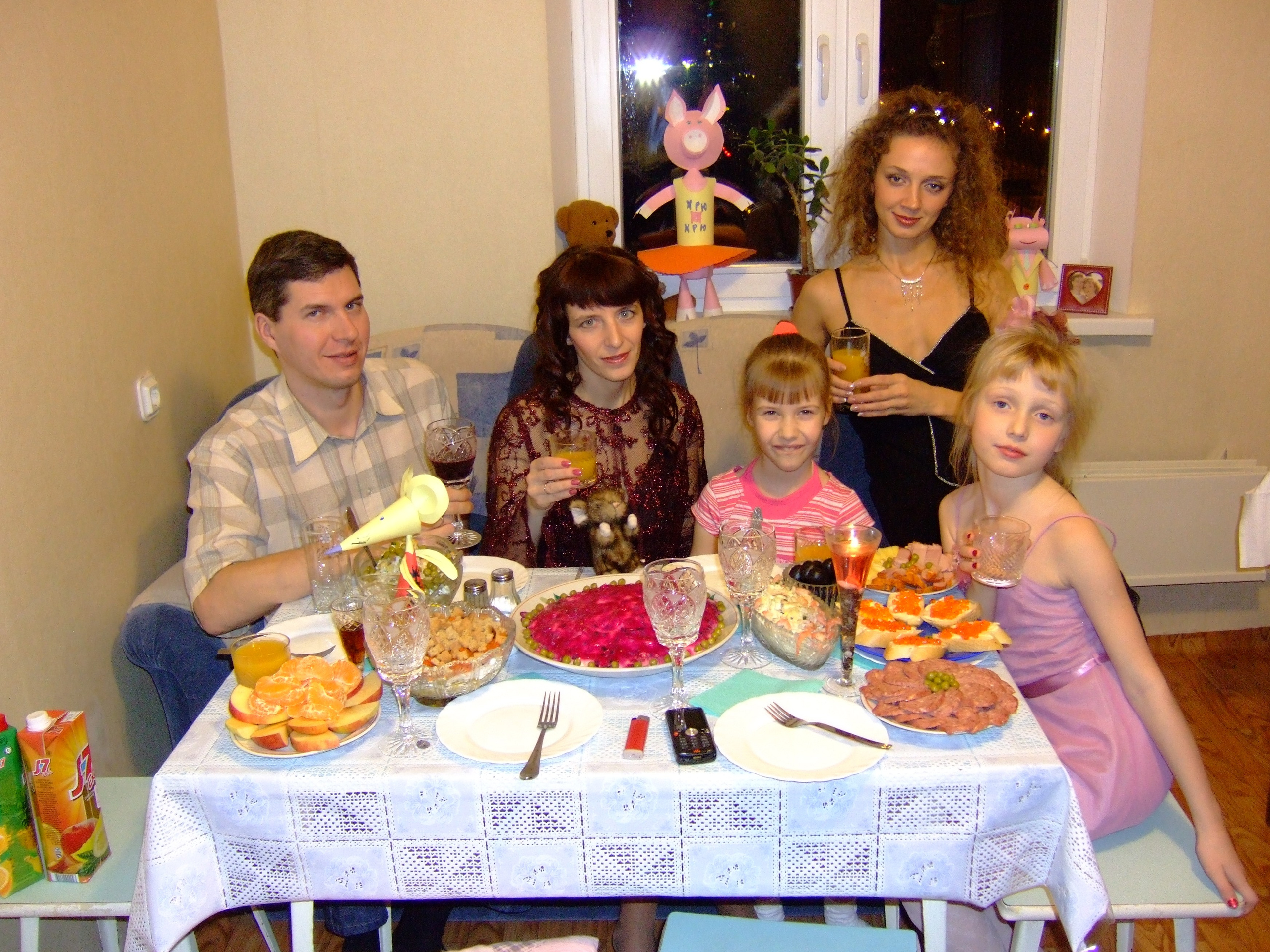 Новый Год 28.12.07-01.01.08 (Елка ТЭЦ, У Зевиных). Семейный, Свадебный фотограф СПБ Питер— Романова Екатерина