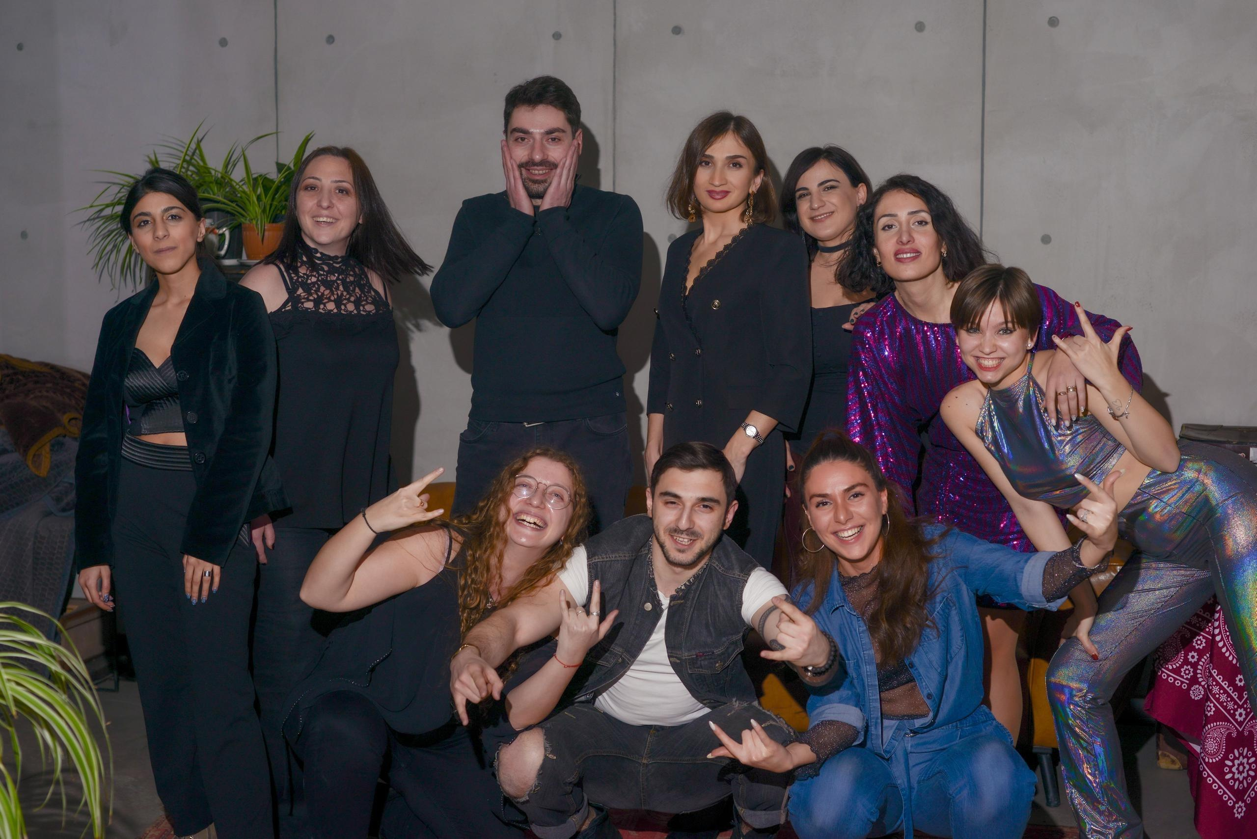 New year party. Фотограф Лика Гомиашвили Тбилиси Грузия