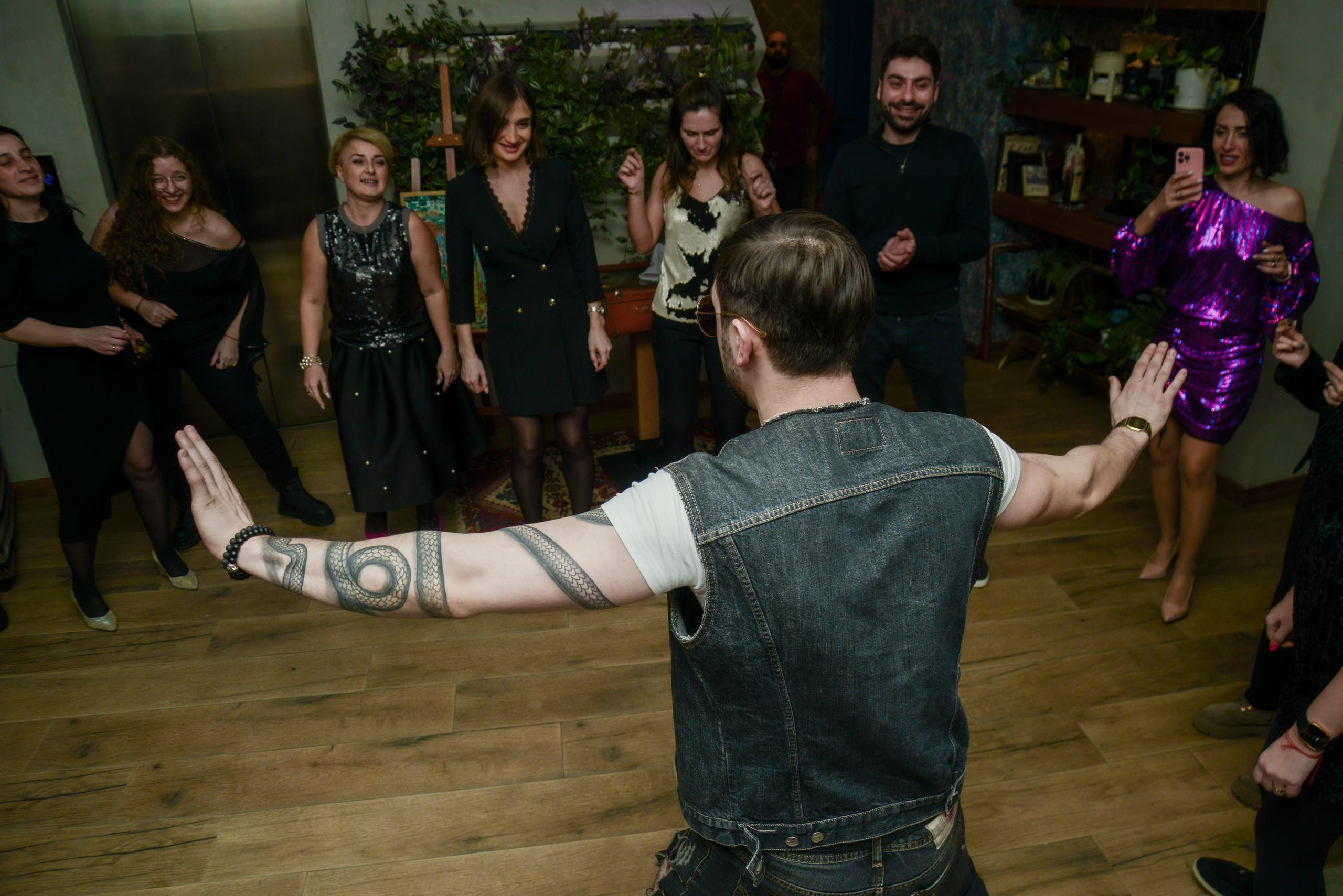 New year party. Фотограф Лика Гомиашвили Тбилиси Грузия