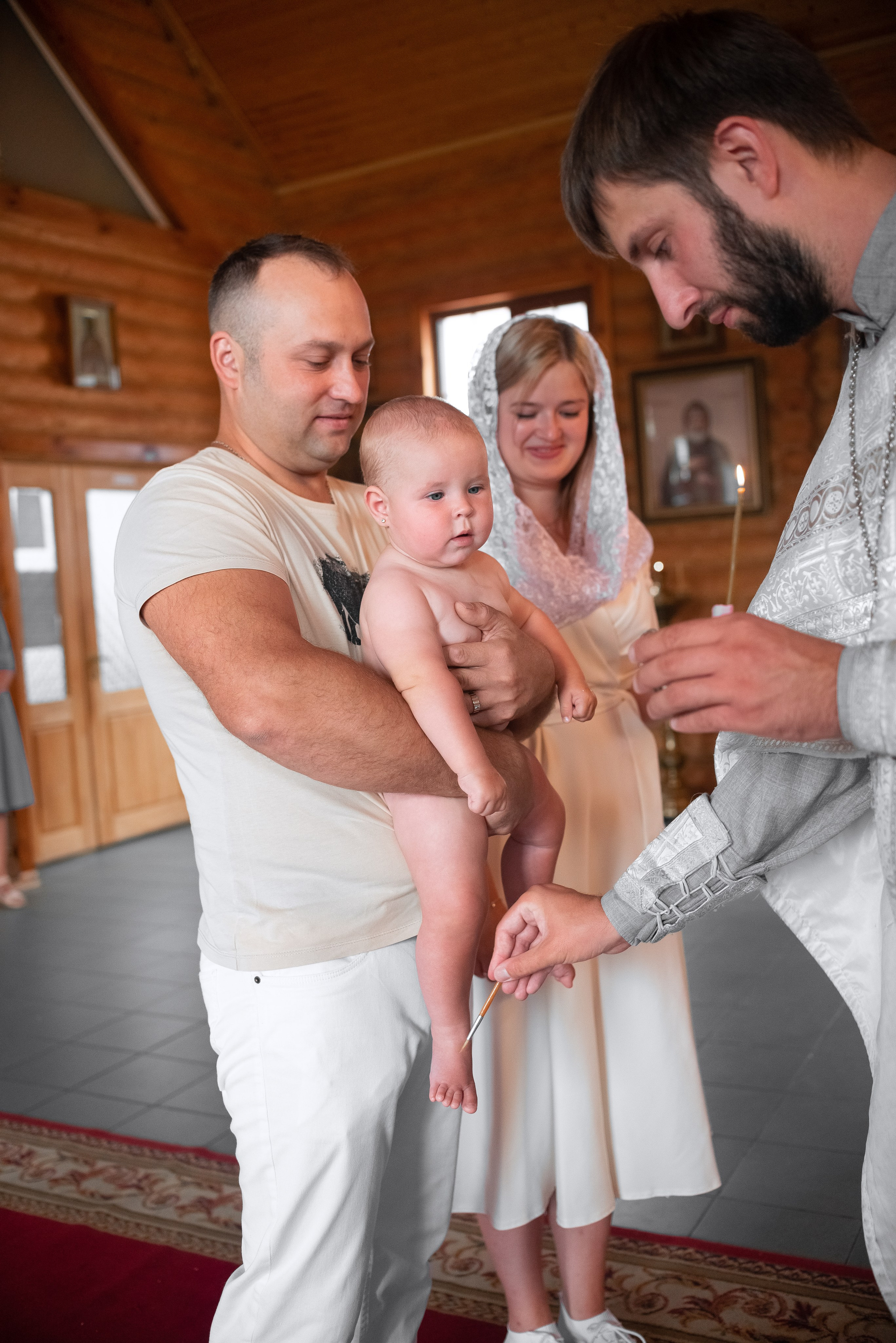 Крещение Софии в хр.Георгия Победоносца в Смиловичах. Семейный фотограф на выписку из роддома и крещение Минск Настя Гришук