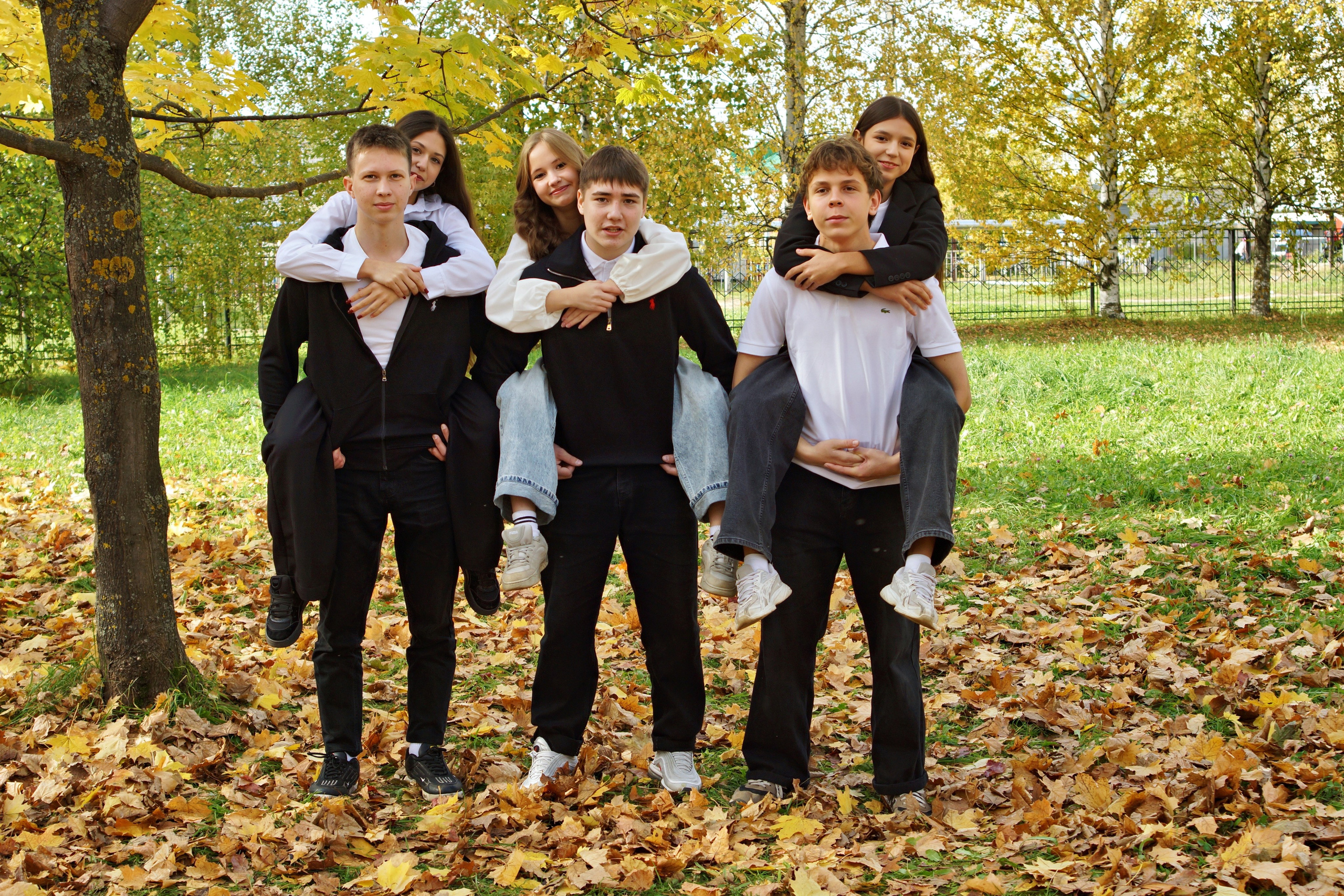 Осенняя фотосессия в школе г. Йошкар-Ола