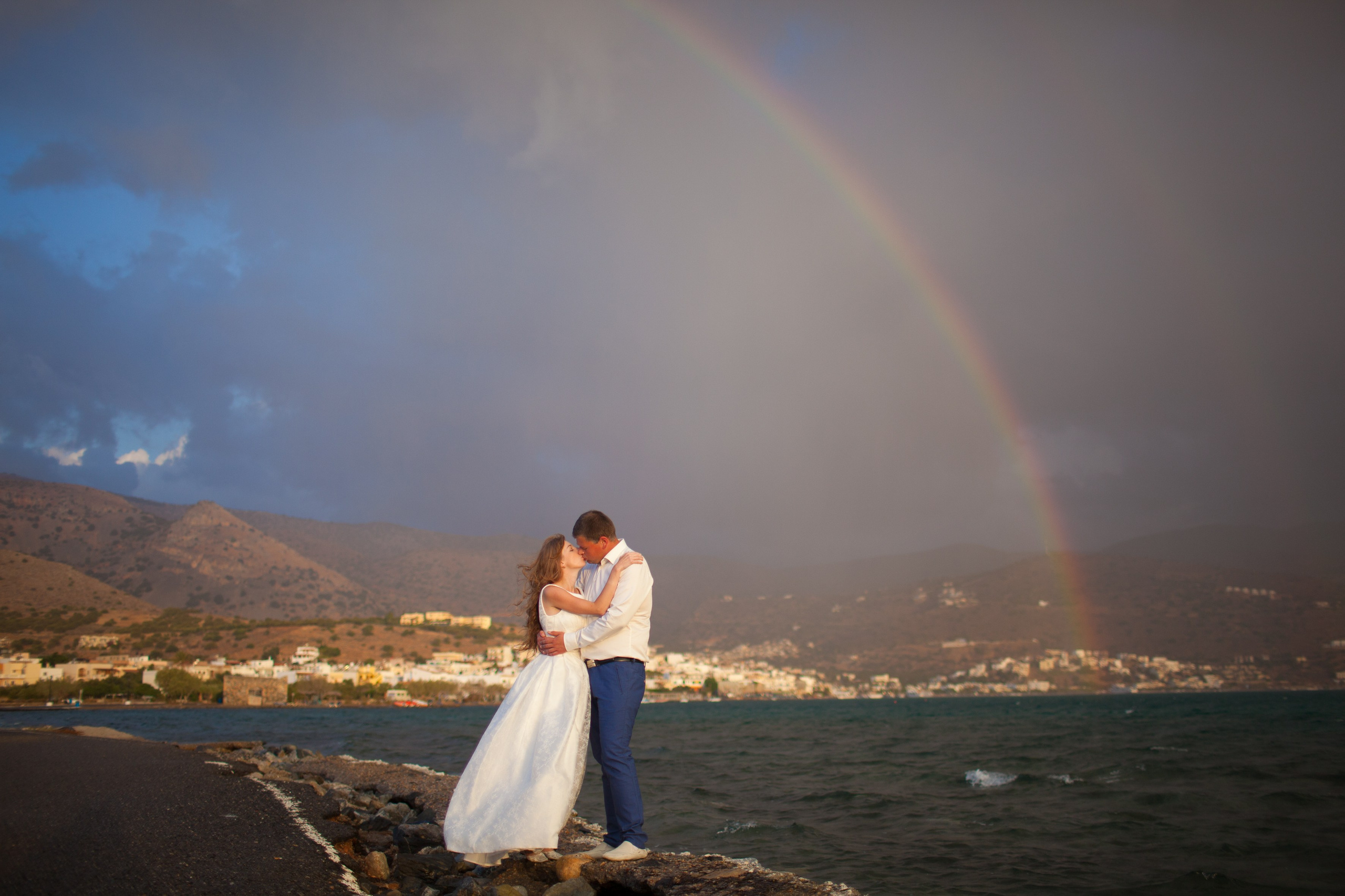 Яна и Олег в Греции. Свадебный фотограф в Москве Екатерина Огарская