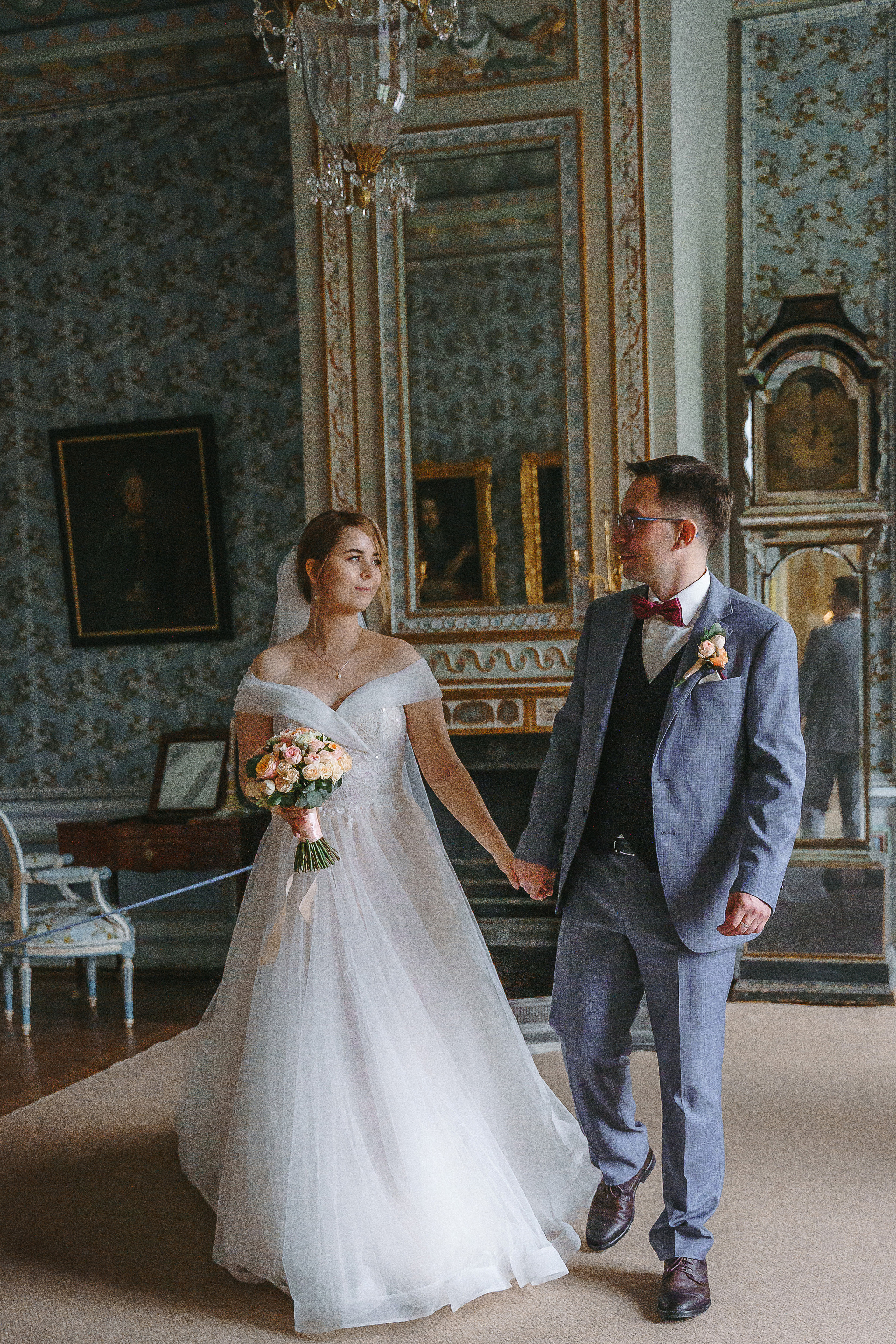 Свадебная фотосессия в усадьбе Кусково (свадьба в усадьбе Кусково)