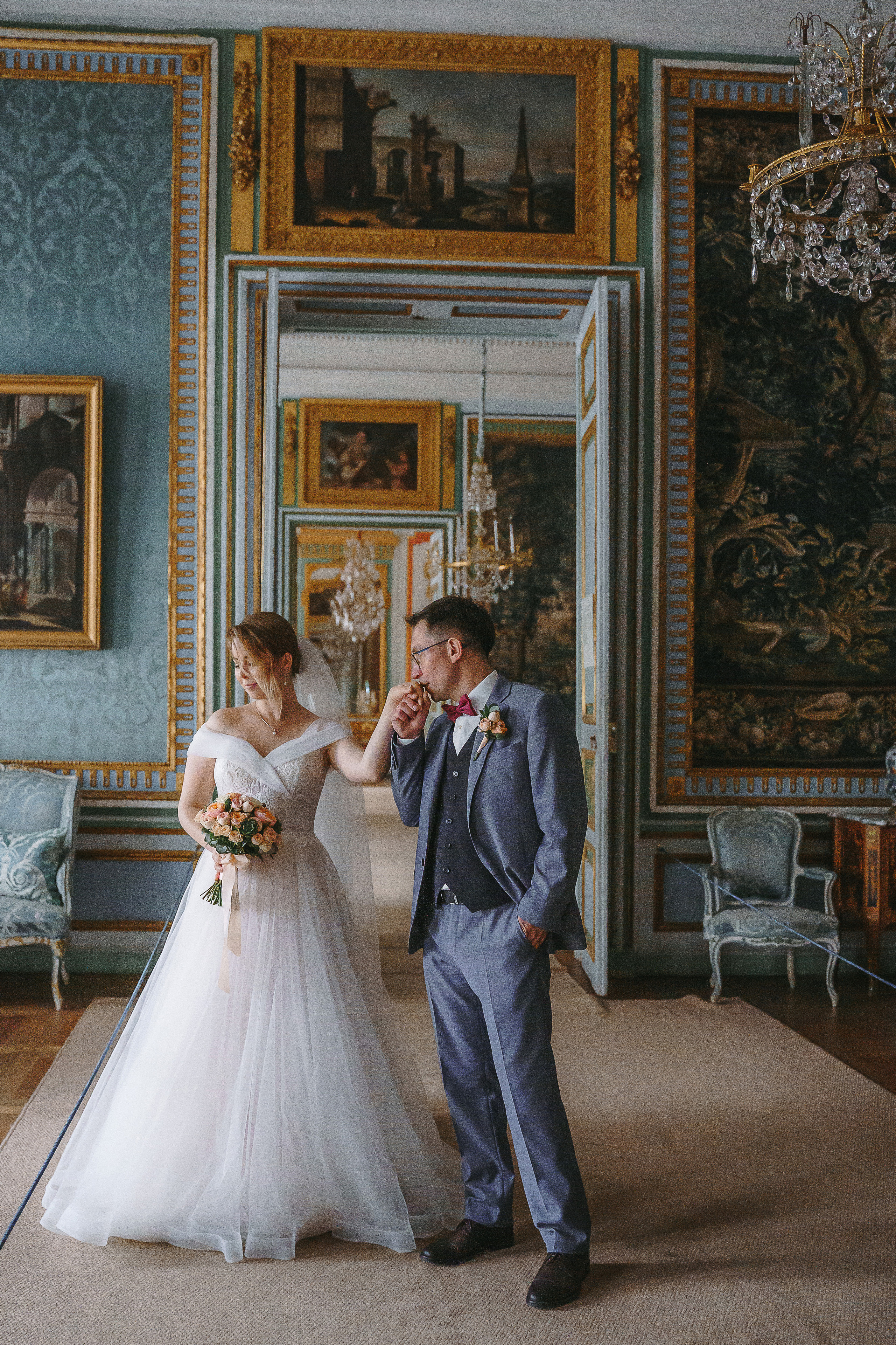 Свадебная фотосессия в усадьбе Кусково (свадьба в усадьбе Кусково)