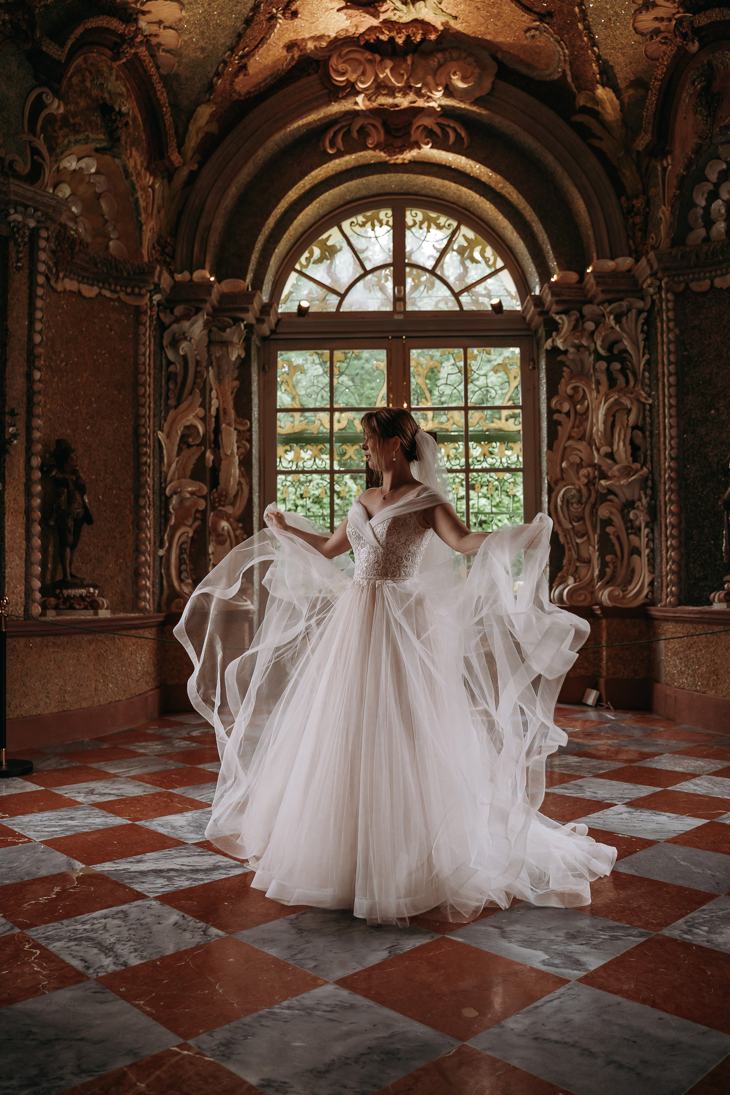 Свадебная фотосессия в усадьбе Кусково (свадьба в усадьбе Кусково)