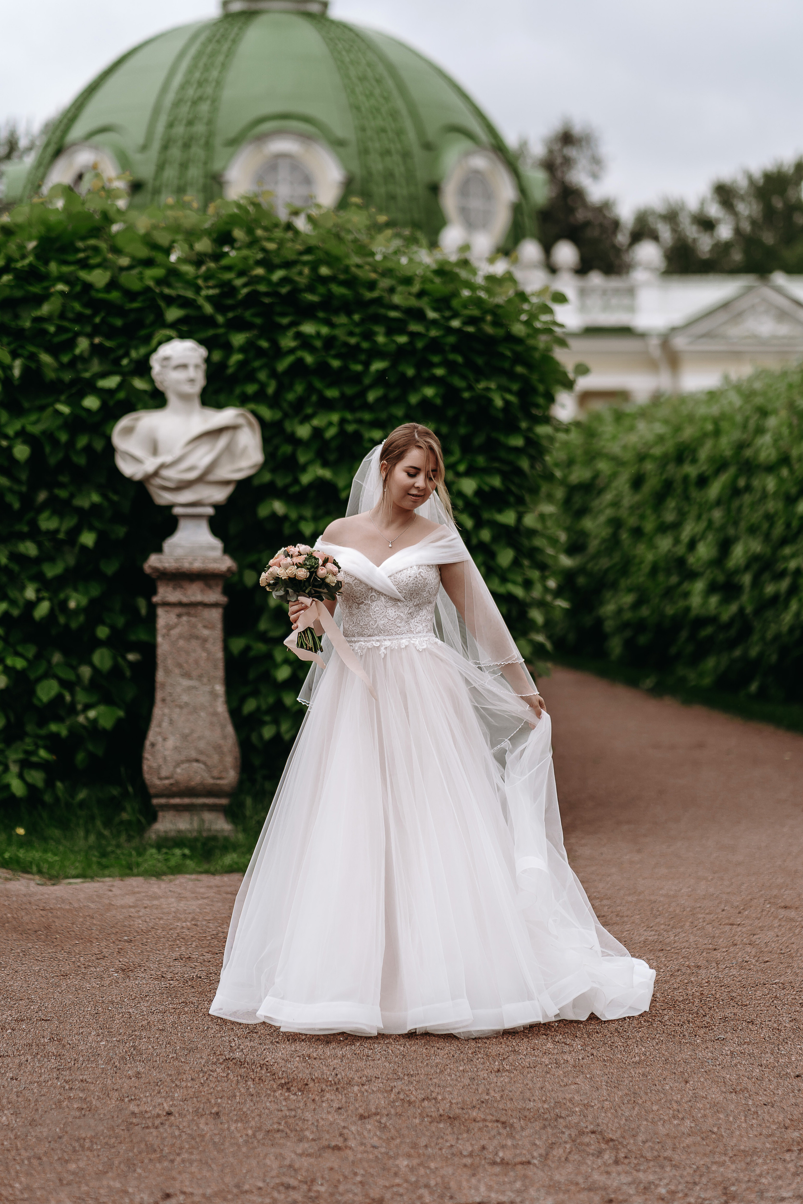 Свадебная фотосессия в усадьбе Кусково (свадьба в усадьбе Кусково)