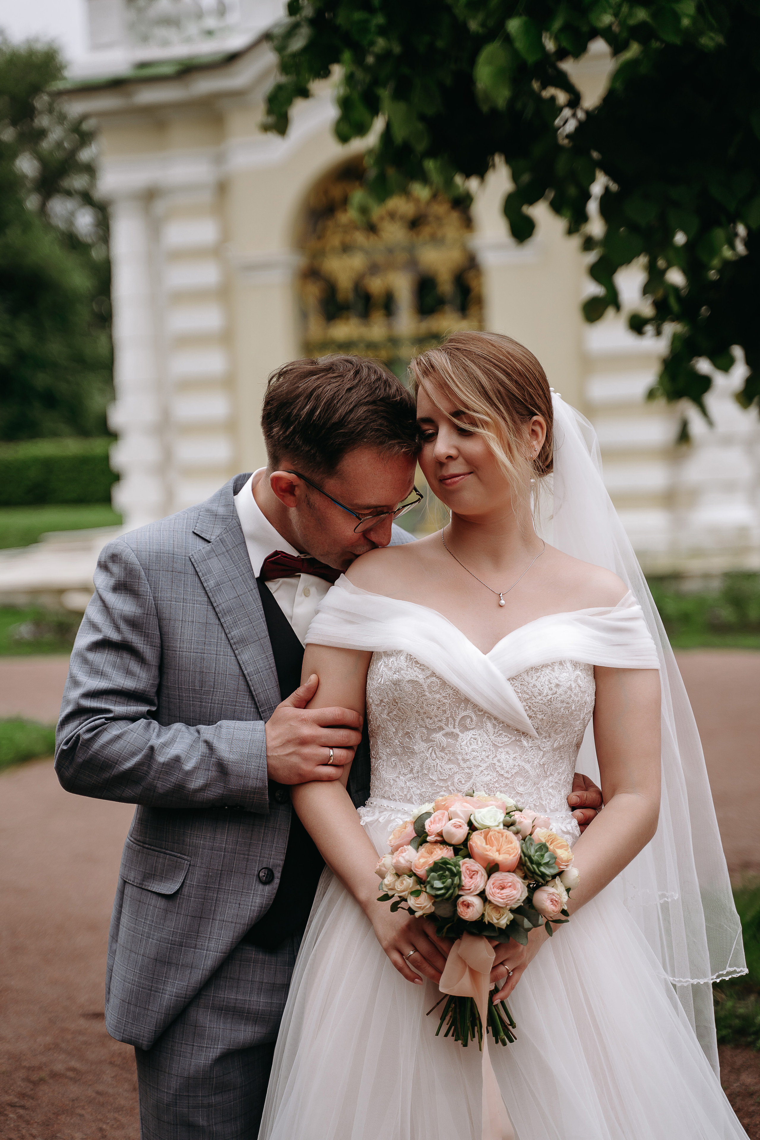 Свадебная фотосессия в усадьбе Кусково (свадьба в усадьбе Кусково)