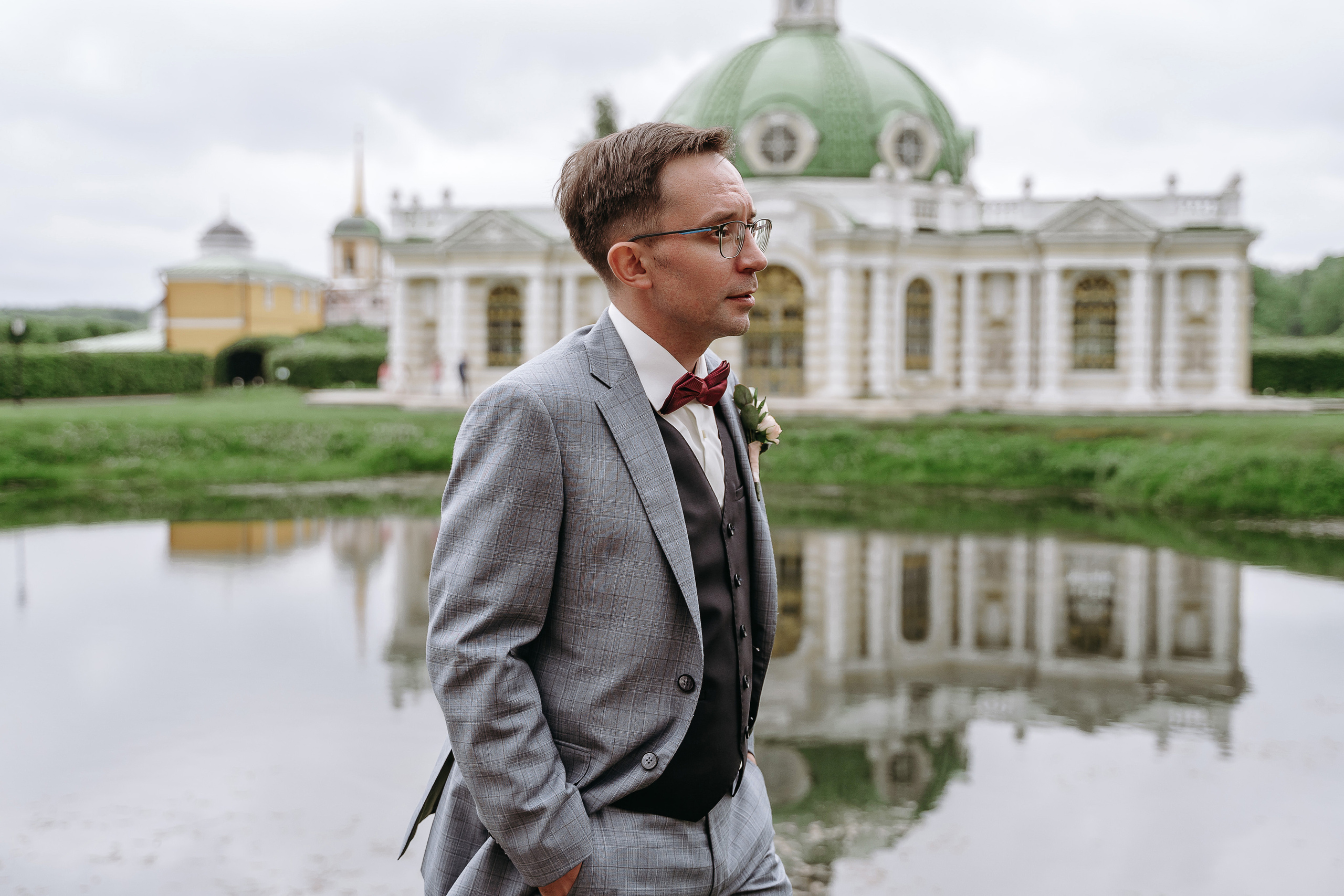 Свадебная фотосессия в усадьбе Кусково (свадьба в усадьбе Кусково)