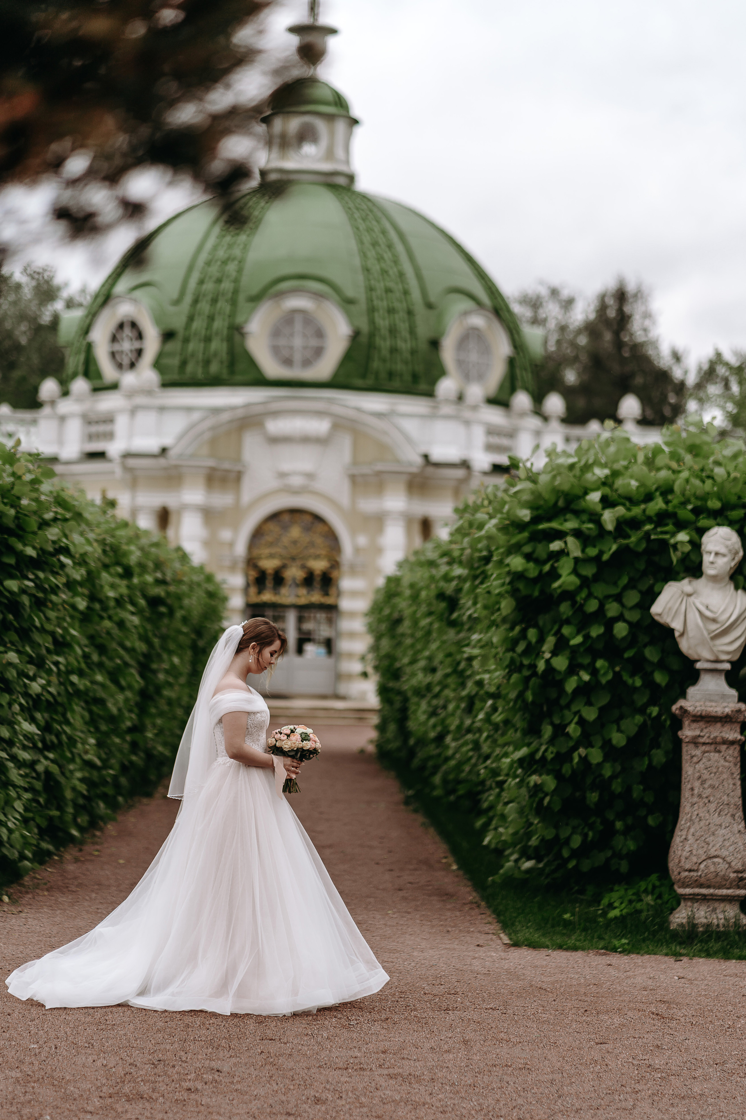 Свадебная фотосессия в усадьбе Кусково (свадьба в усадьбе Кусково)