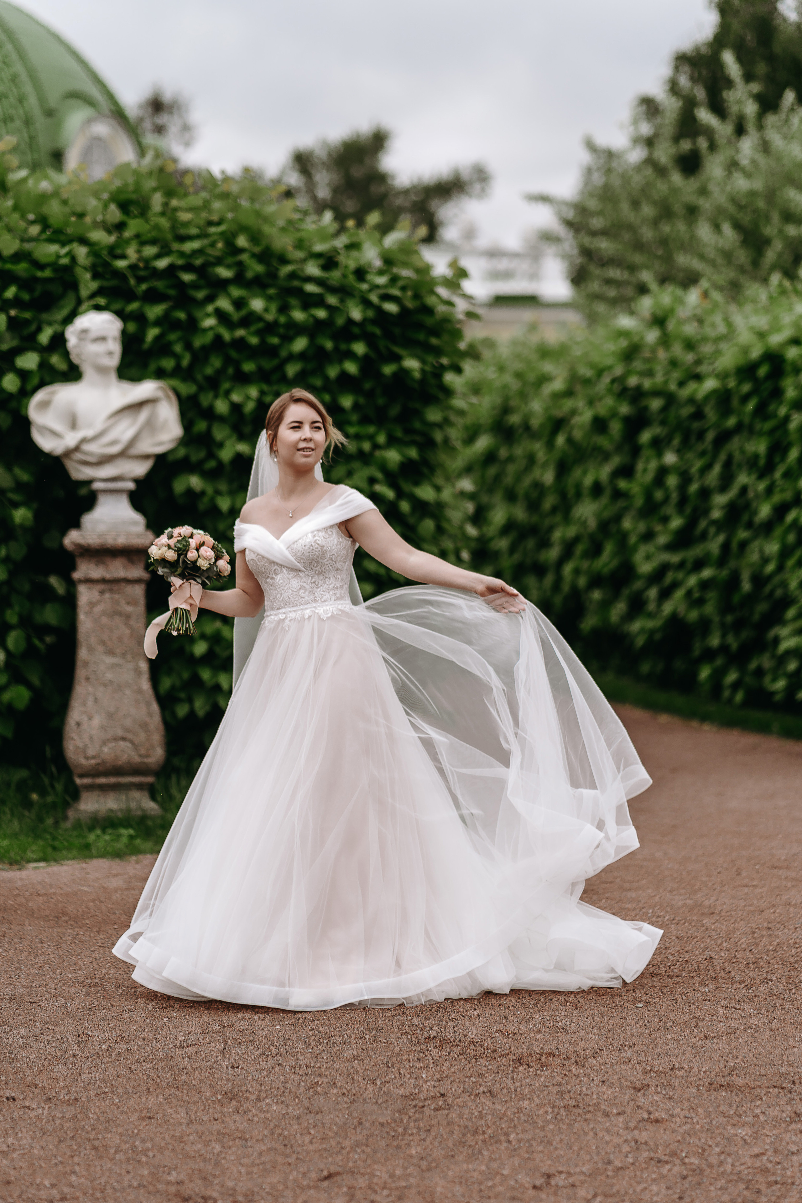 Свадебная фотосессия в усадьбе Кусково (свадьба в усадьбе Кусково)