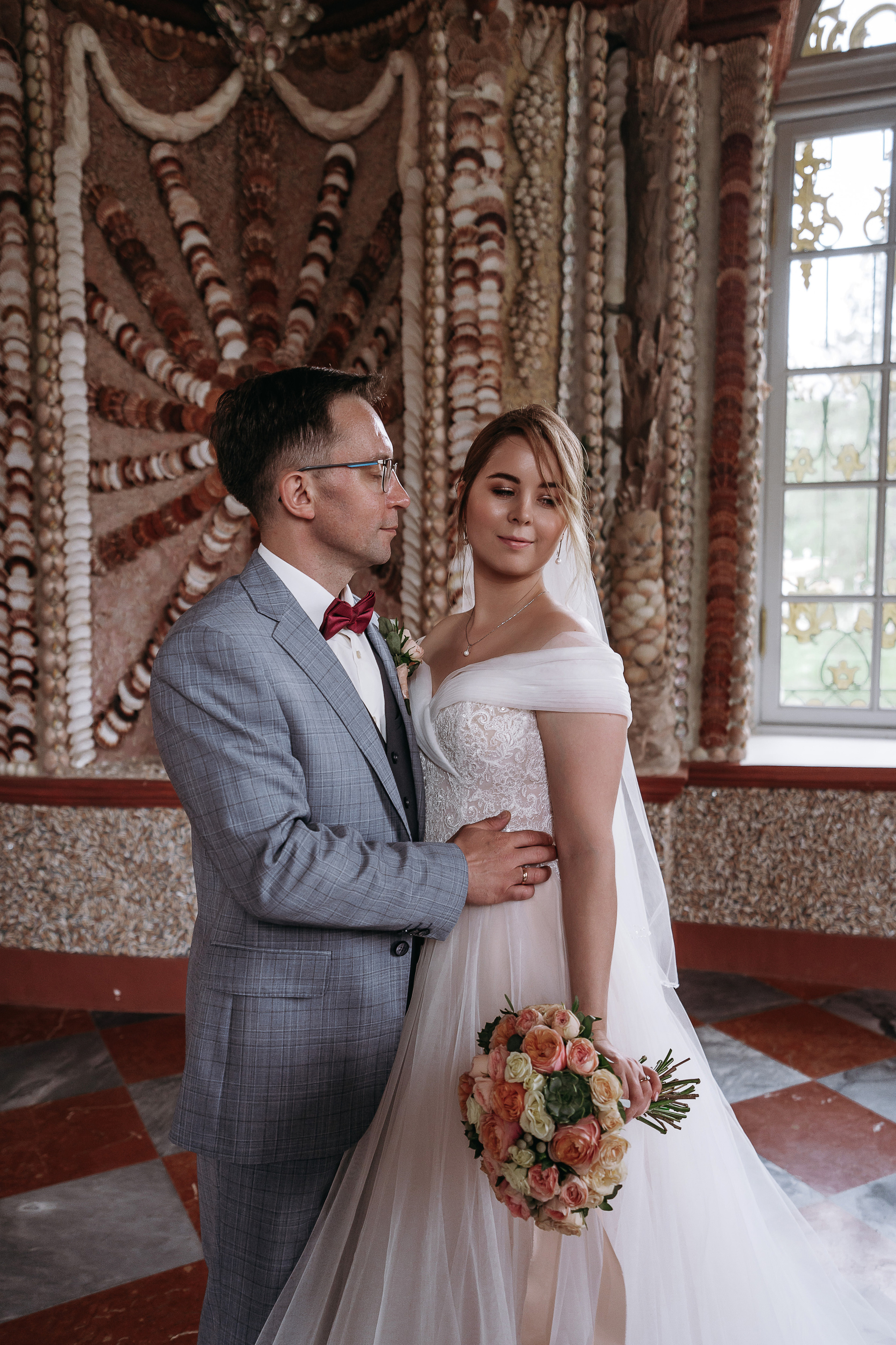 Свадебная фотосессия в усадьбе Кусково (свадьба в усадьбе Кусково)