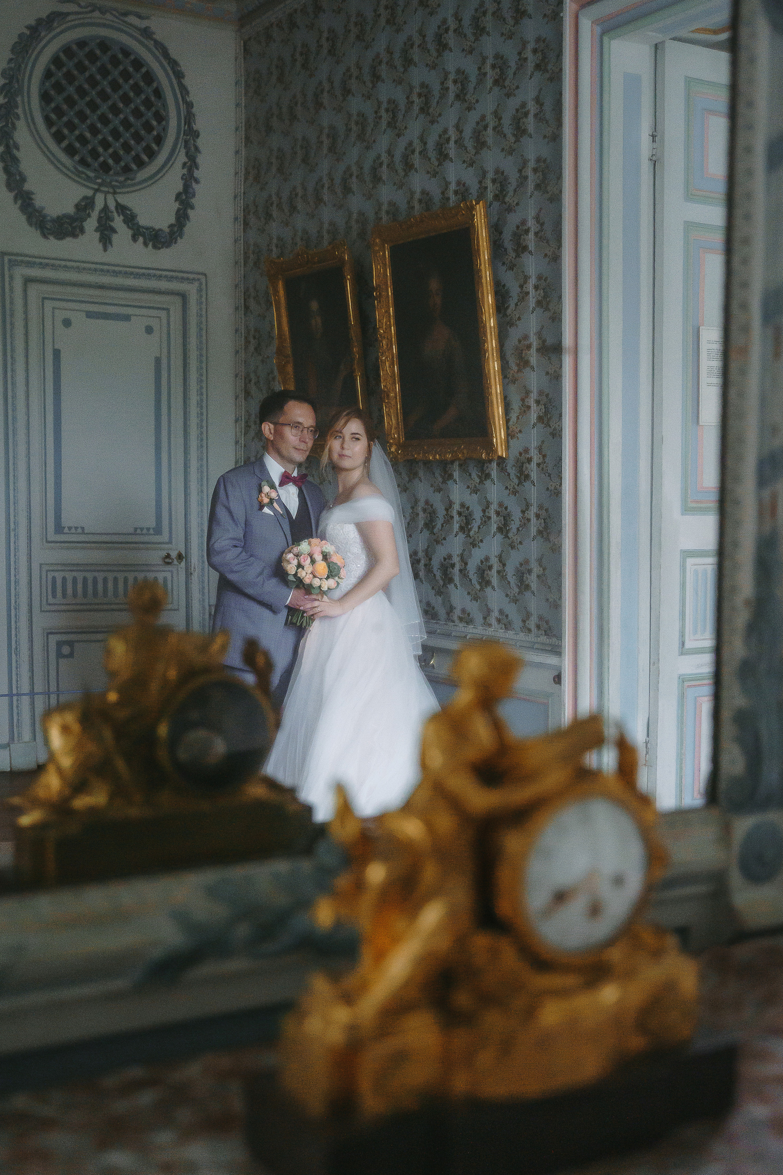 Свадебная фотосессия в усадьбе Кусково (свадьба в усадьбе Кусково)