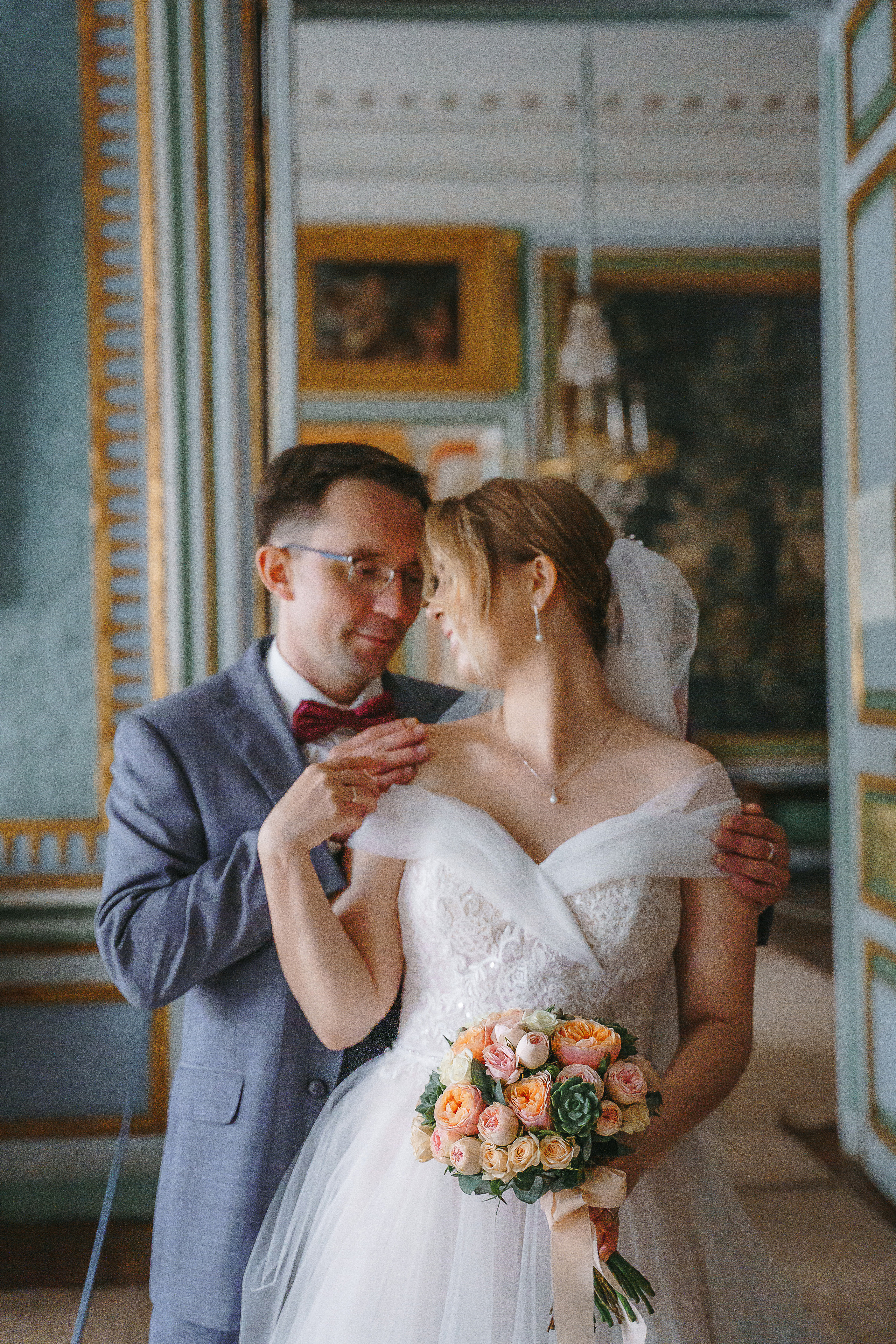 Свадебная фотосессия в усадьбе Кусково (свадьба в усадьбе Кусково)