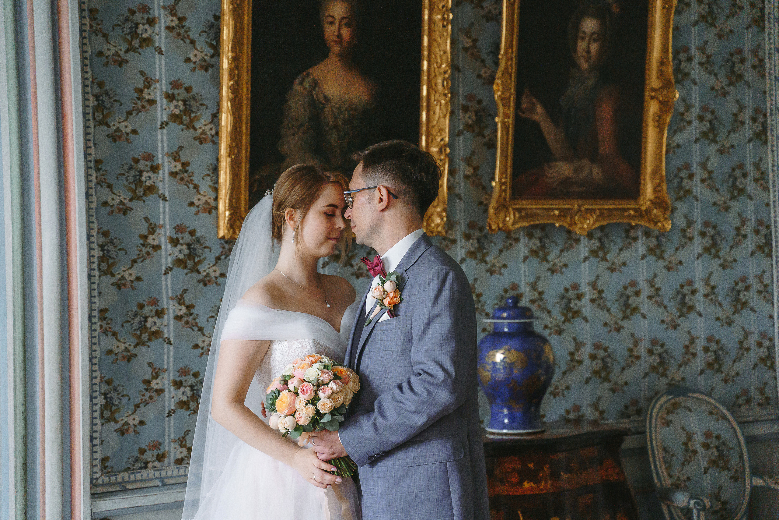 Свадебная фотосессия в усадьбе Кусково (свадьба в усадьбе Кусково)