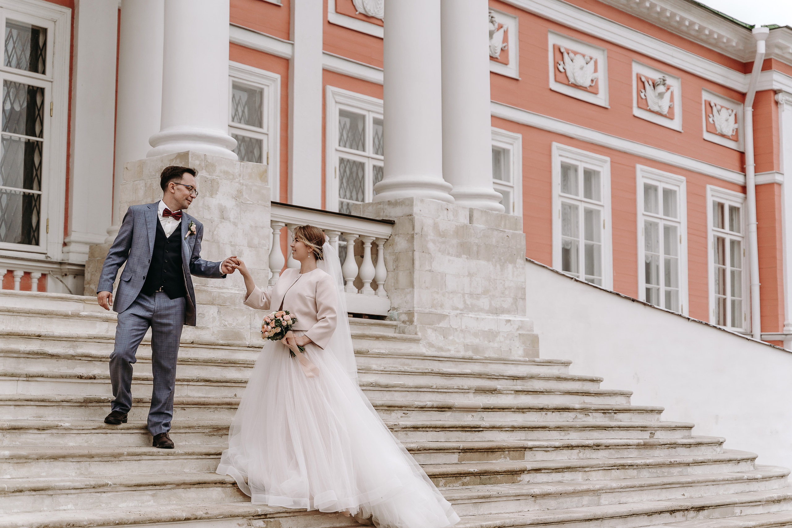 Свадебная фотосессия в усадьбе Кусково (свадьба в усадьбе Кусково)