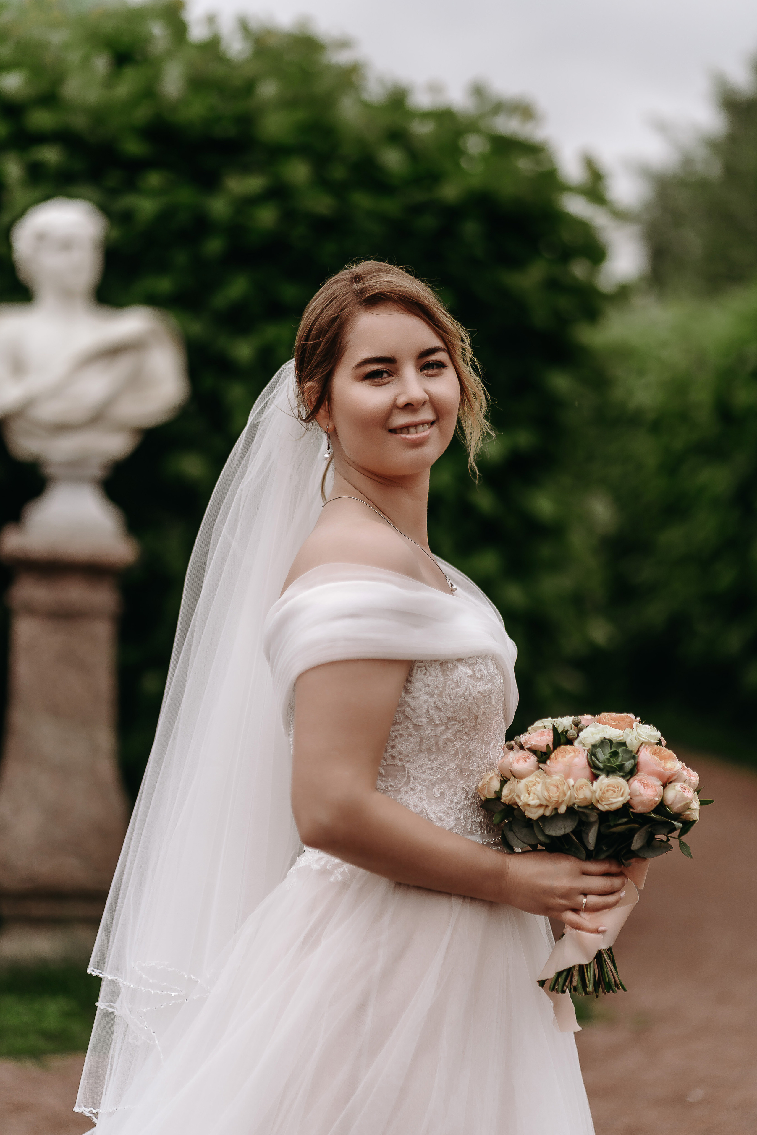 Свадебная фотосессия в усадьбе Кусково (свадьба в усадьбе Кусково)