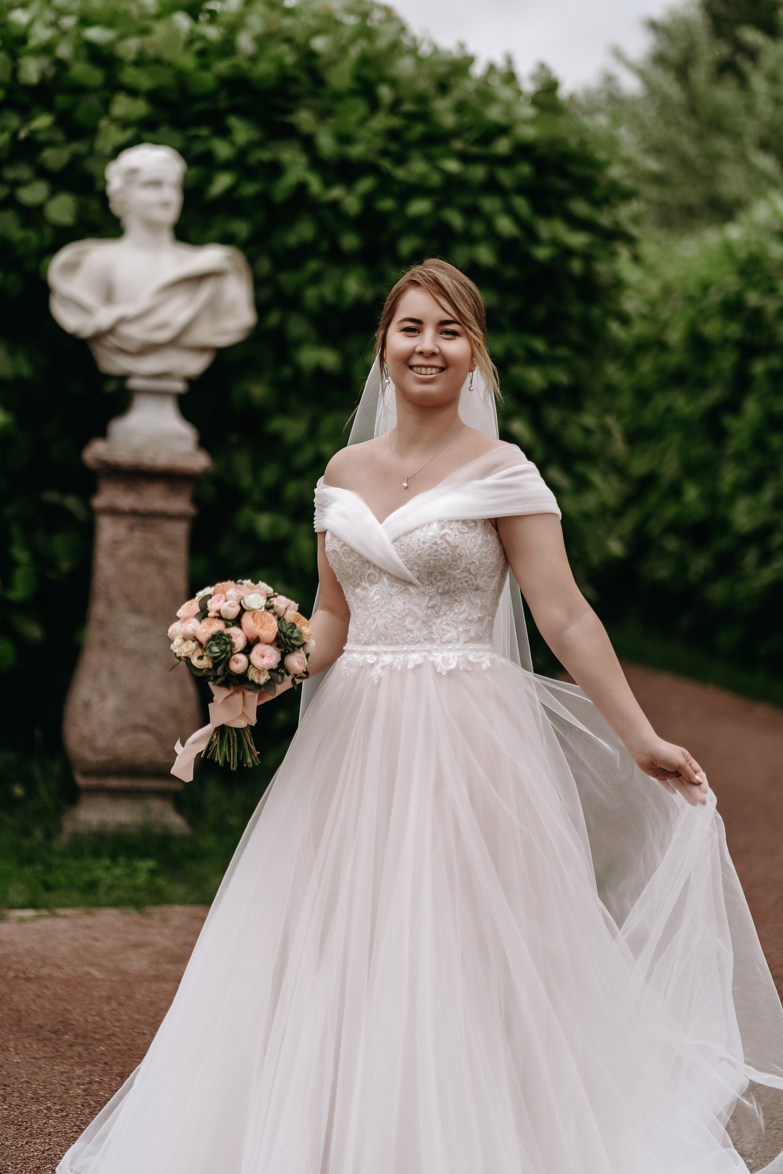 Свадебная фотосессия в усадьбе Кусково (свадьба в усадьбе Кусково)