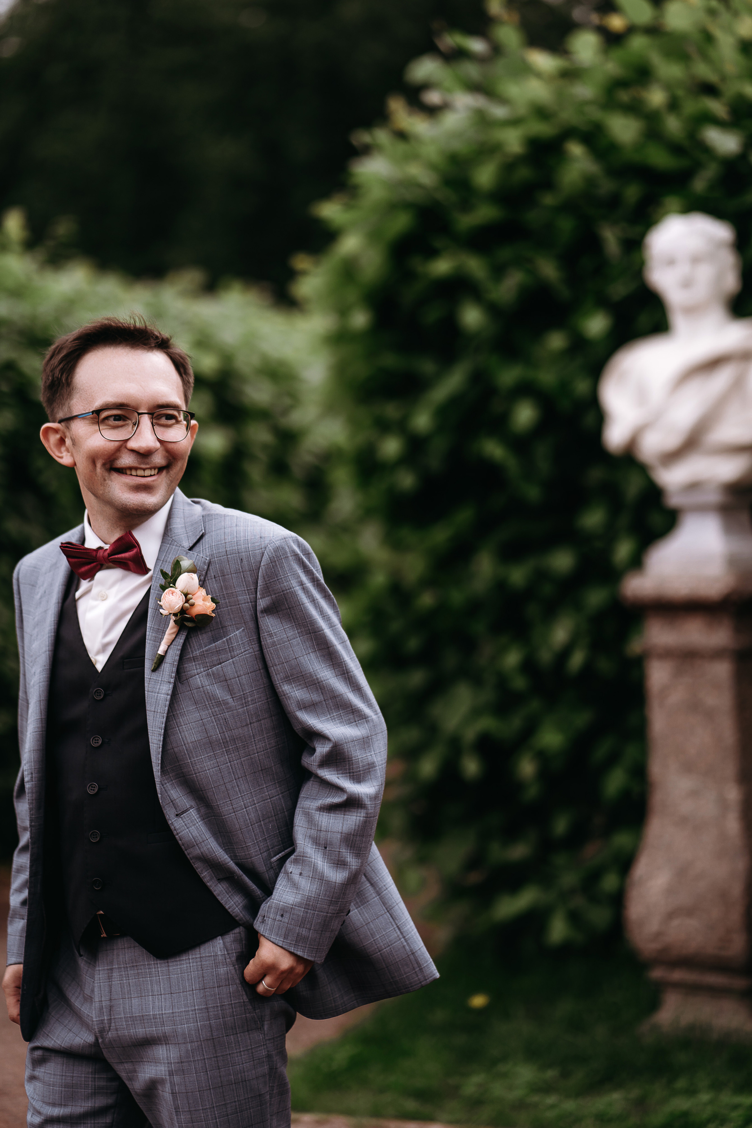 Свадебная фотосессия в усадьбе Кусково (свадьба в усадьбе Кусково)