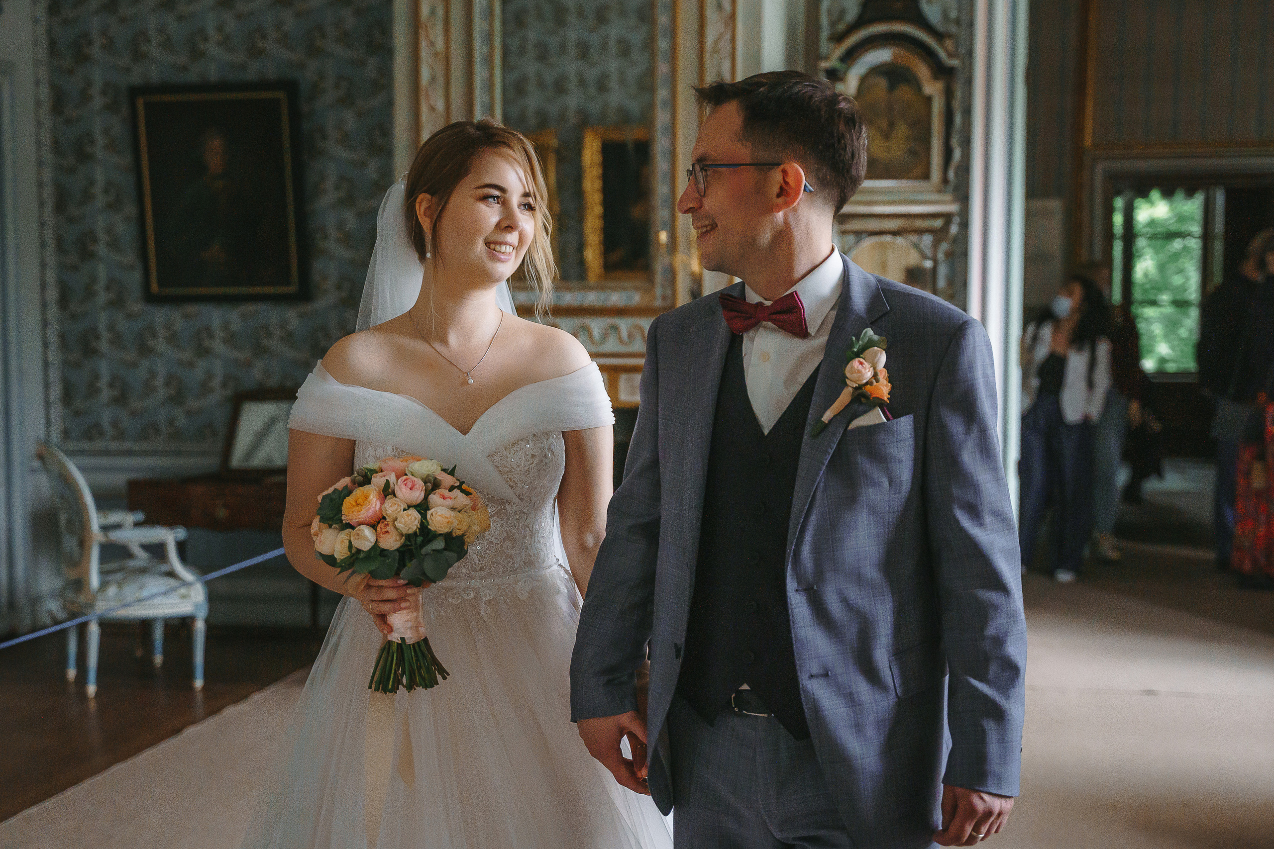 Свадебная фотосессия в усадьбе Кусково (свадьба в усадьбе Кусково)