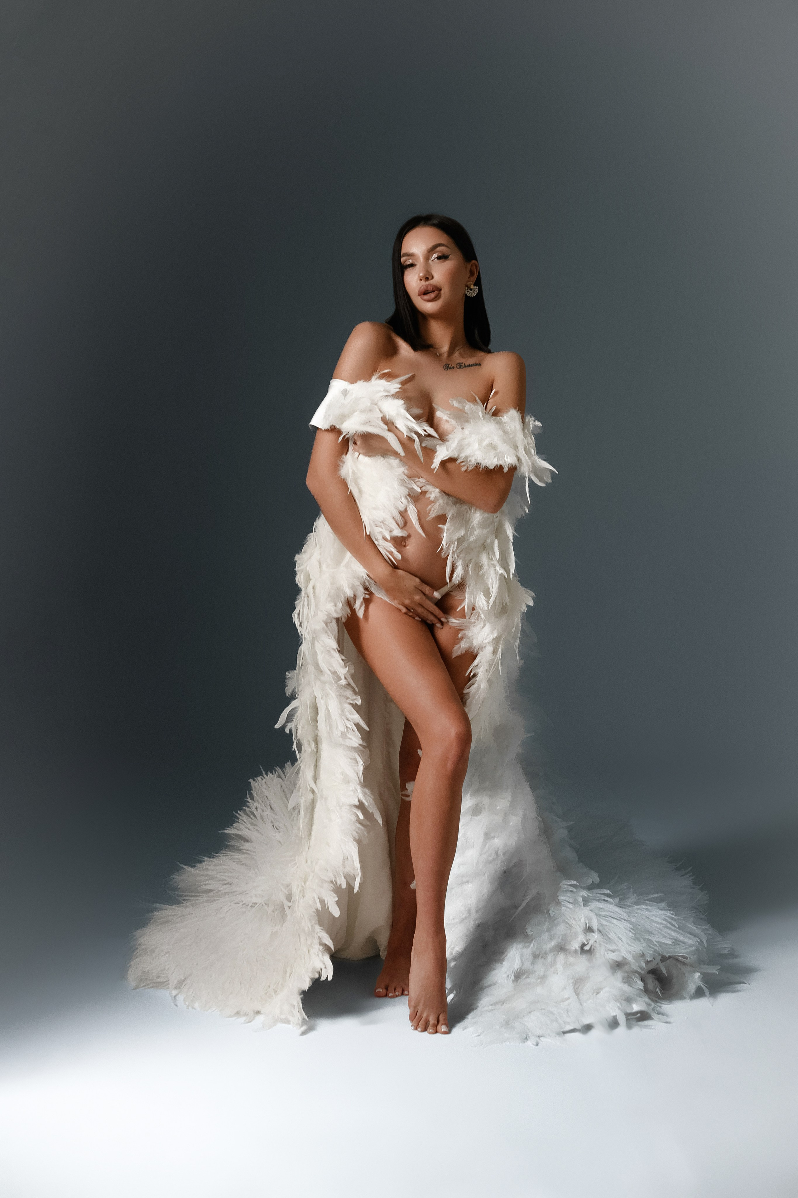 Накидка из перьев. Фотограф Анна Качан
