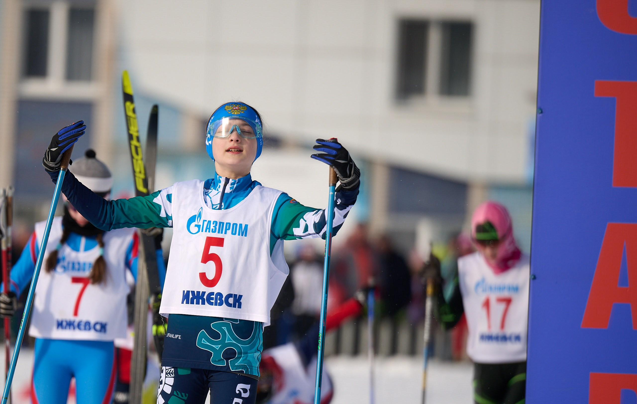 Всероссийские соревнования по лыжным гонкам «Пионерская правда». Ижевс. Спортивный репортажный фотограф в Ижевске Сергей Мерзляков