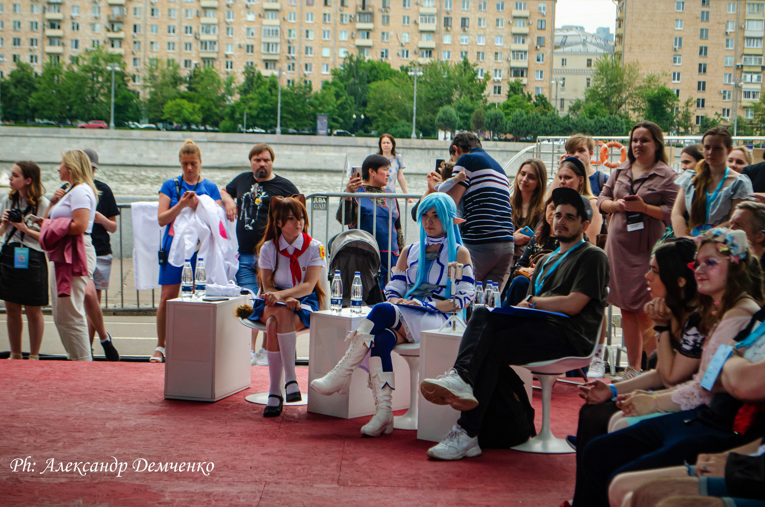 Фотосессия сцены в Москве на разных репортажных мероприятий