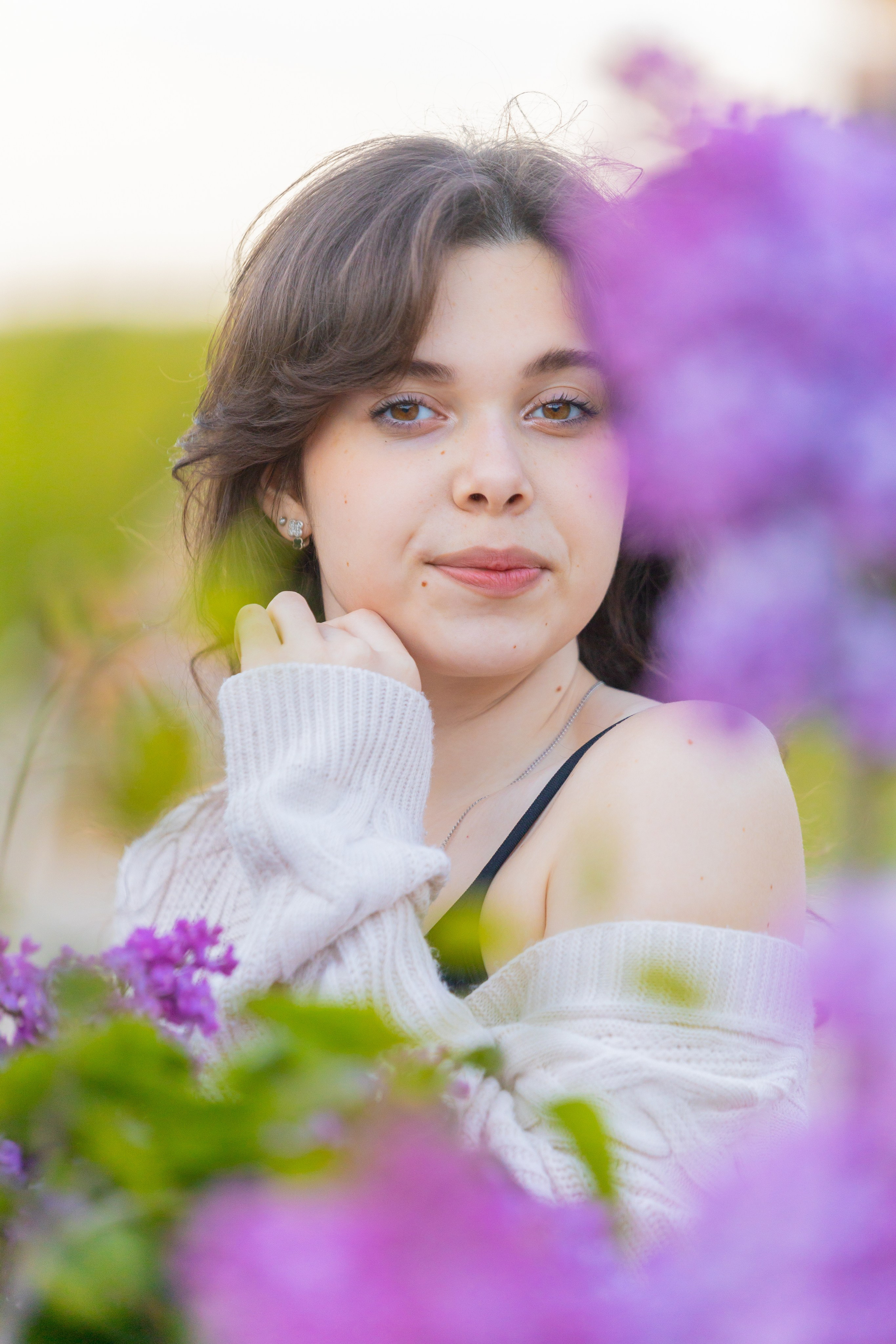 Мария весной в цветущих локациях. Фотограф в Туле Крупский АнДРей. Фотостудия «КАДР71» в Туле