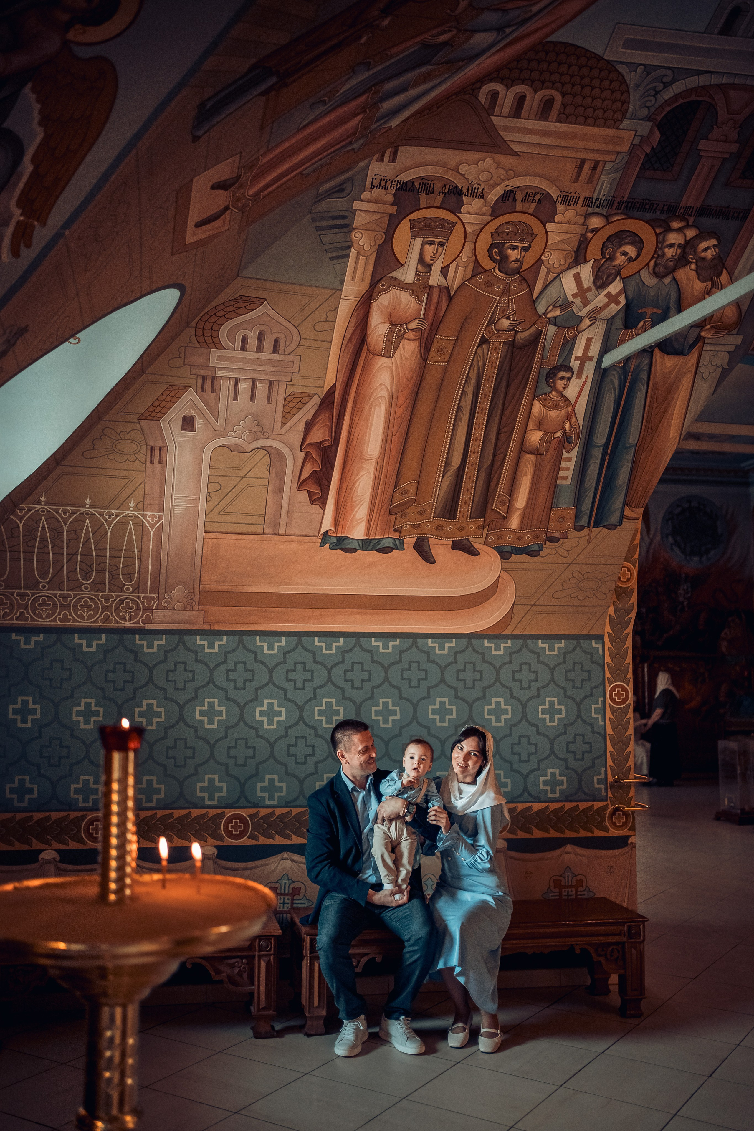 Крещение Михаила, Свято-Троицкий кафедральный собор, г. Саратов. Семейный фотограф в Саратове