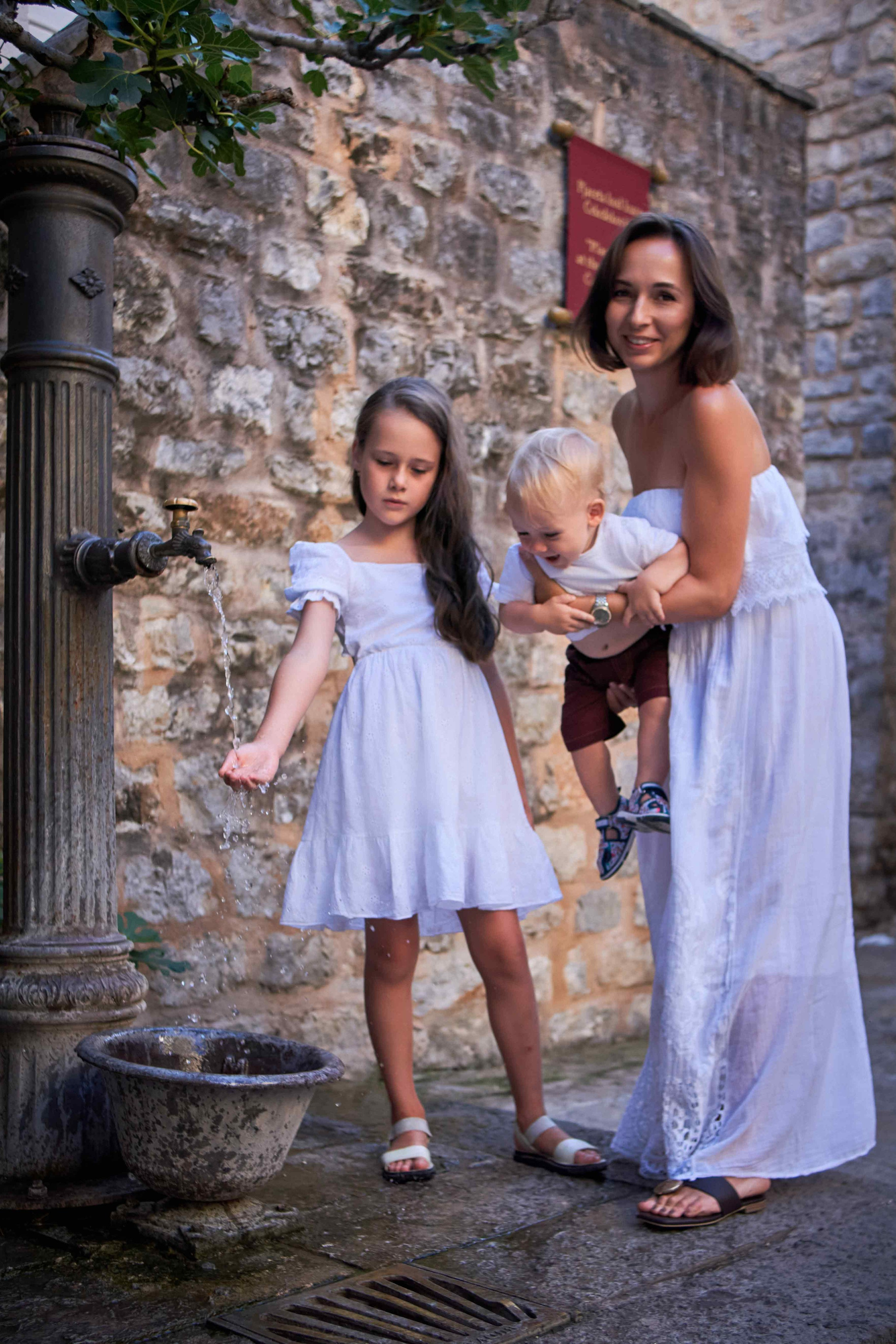 Family Photographer in Budva: Sunrise Shoot in Old Town