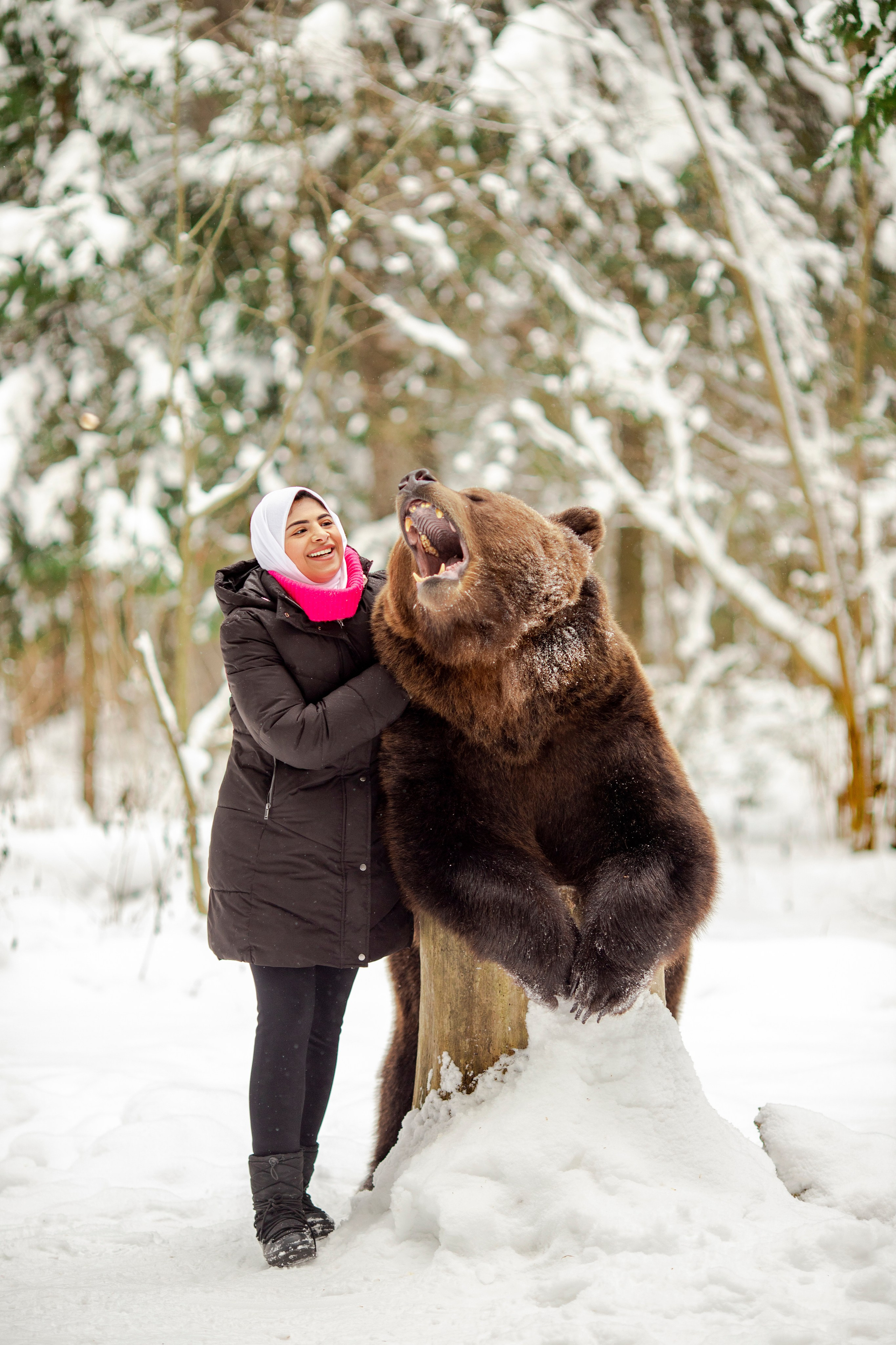С медведем. Фотограф в Москве и в Московской области Сандра