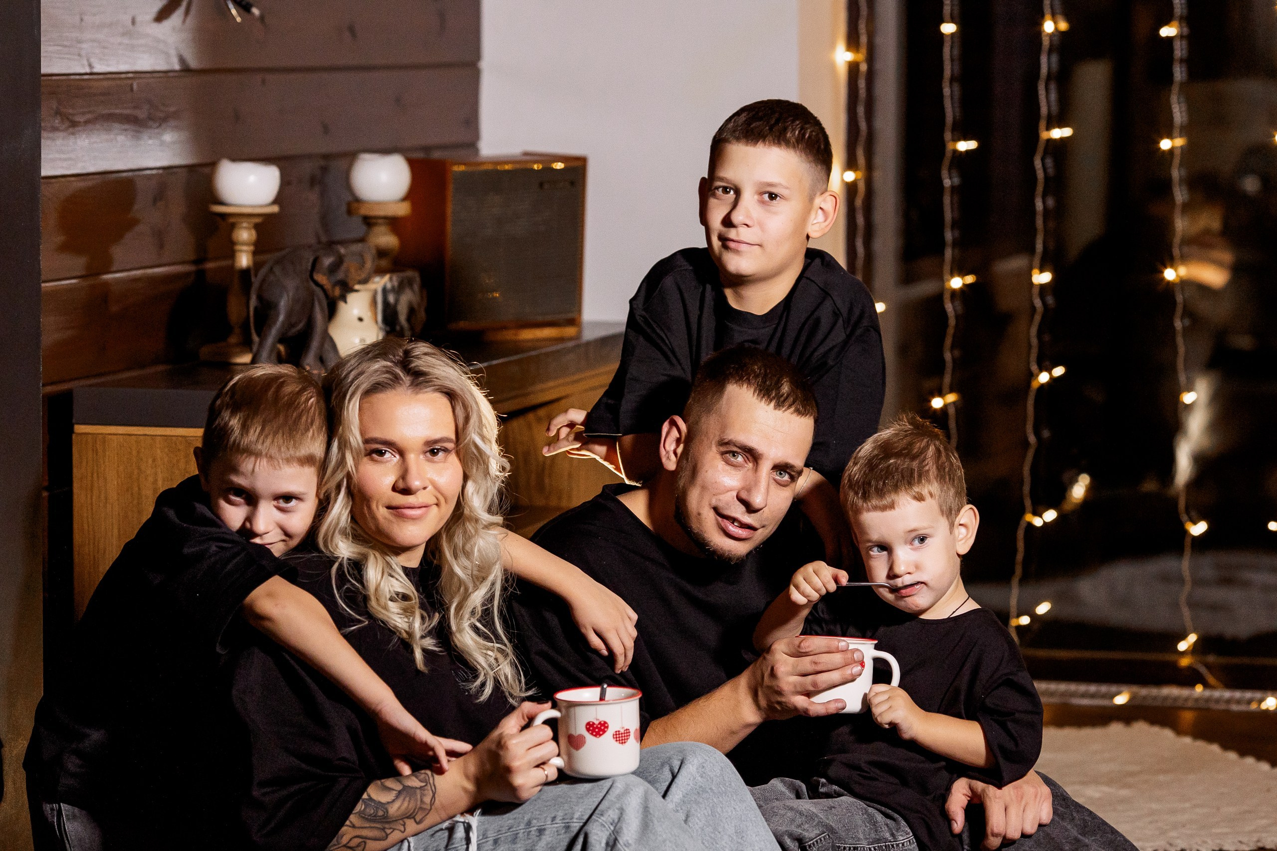 Эдуард и Дарья с сыновьями. Свадебный и семейный фотограф в Челябинске Юлия Ишимова