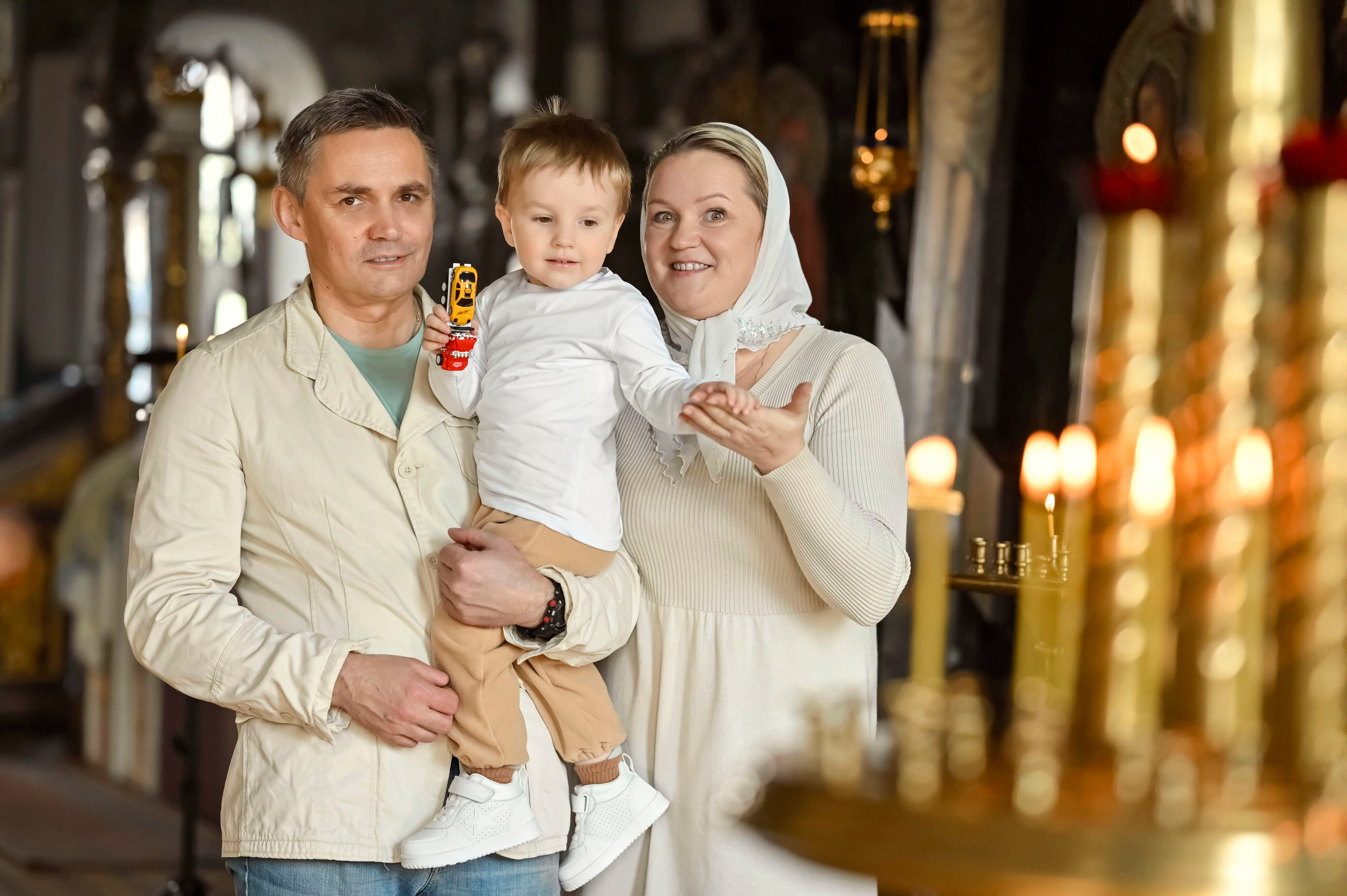 Крещение Эмилии. Семейный фотограф в г. Воскресенск Наталия Молева