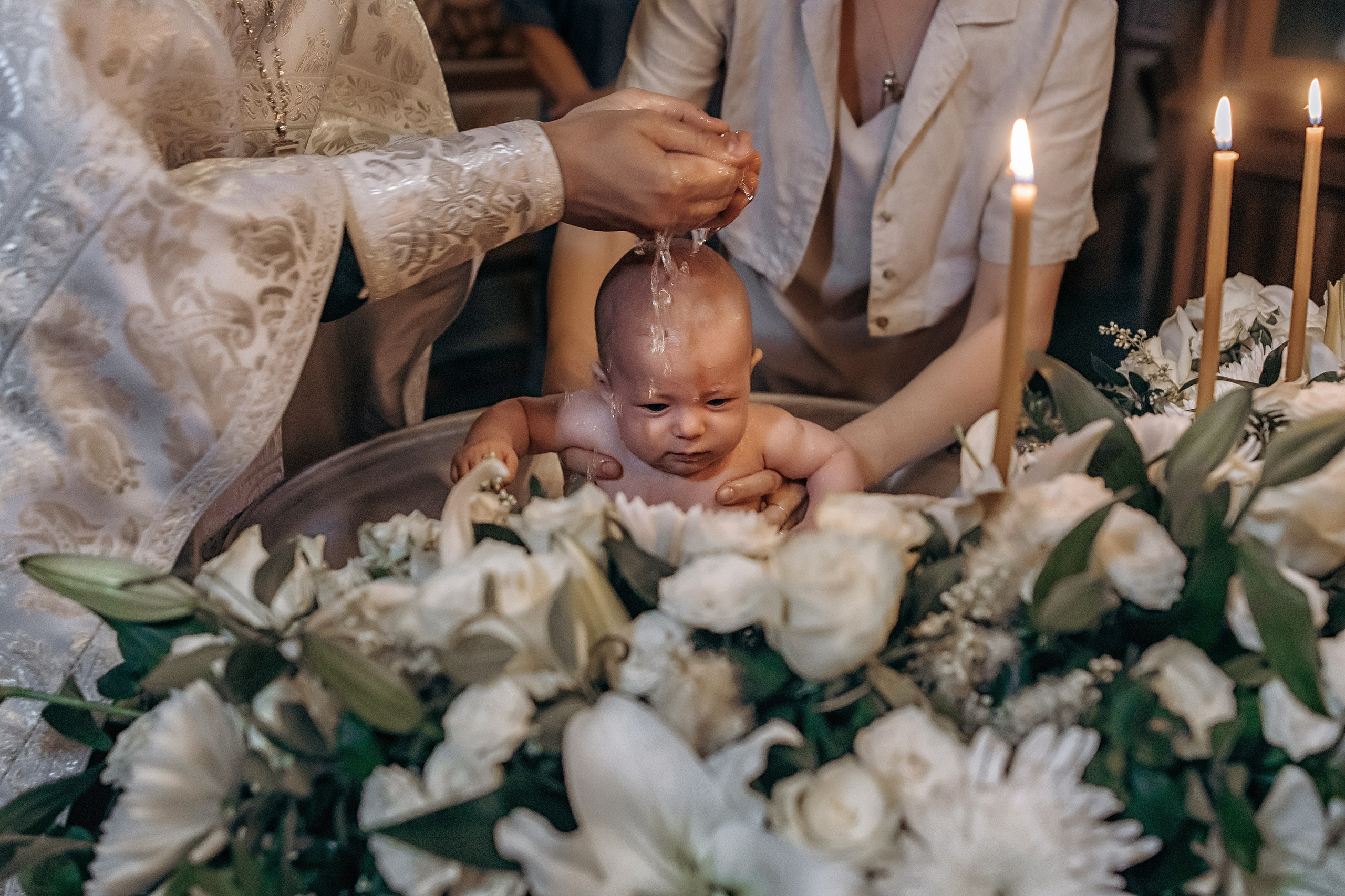 Крещение Софии. Фотограф на крещении и венчании Елена Плинер, Псков и Псковская область