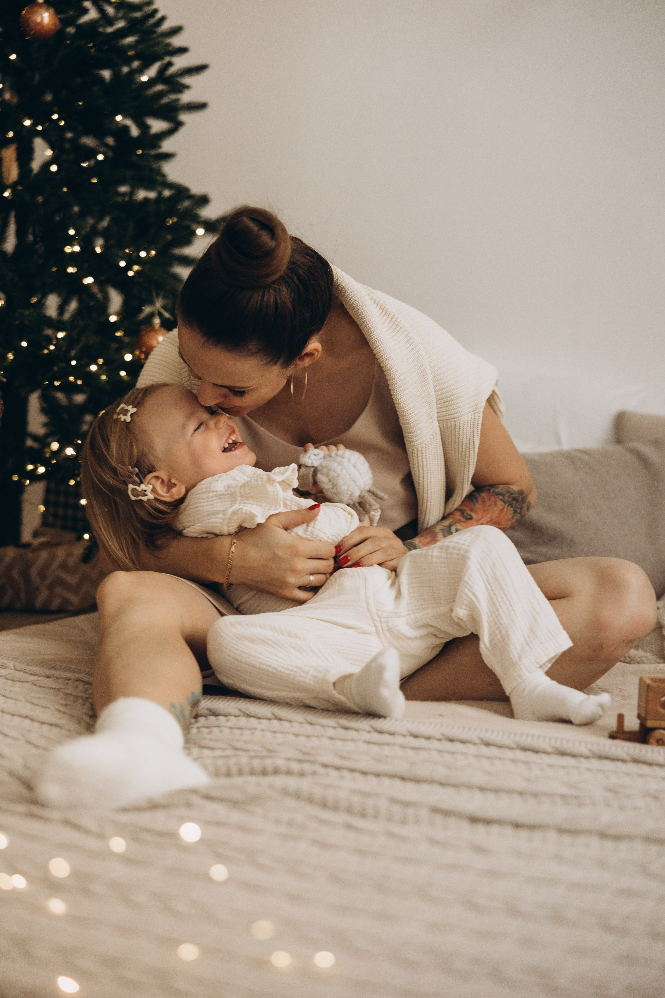 Ольга и Мирослава НГ. Семейный фотограф в Москве Виктория Ястребинская