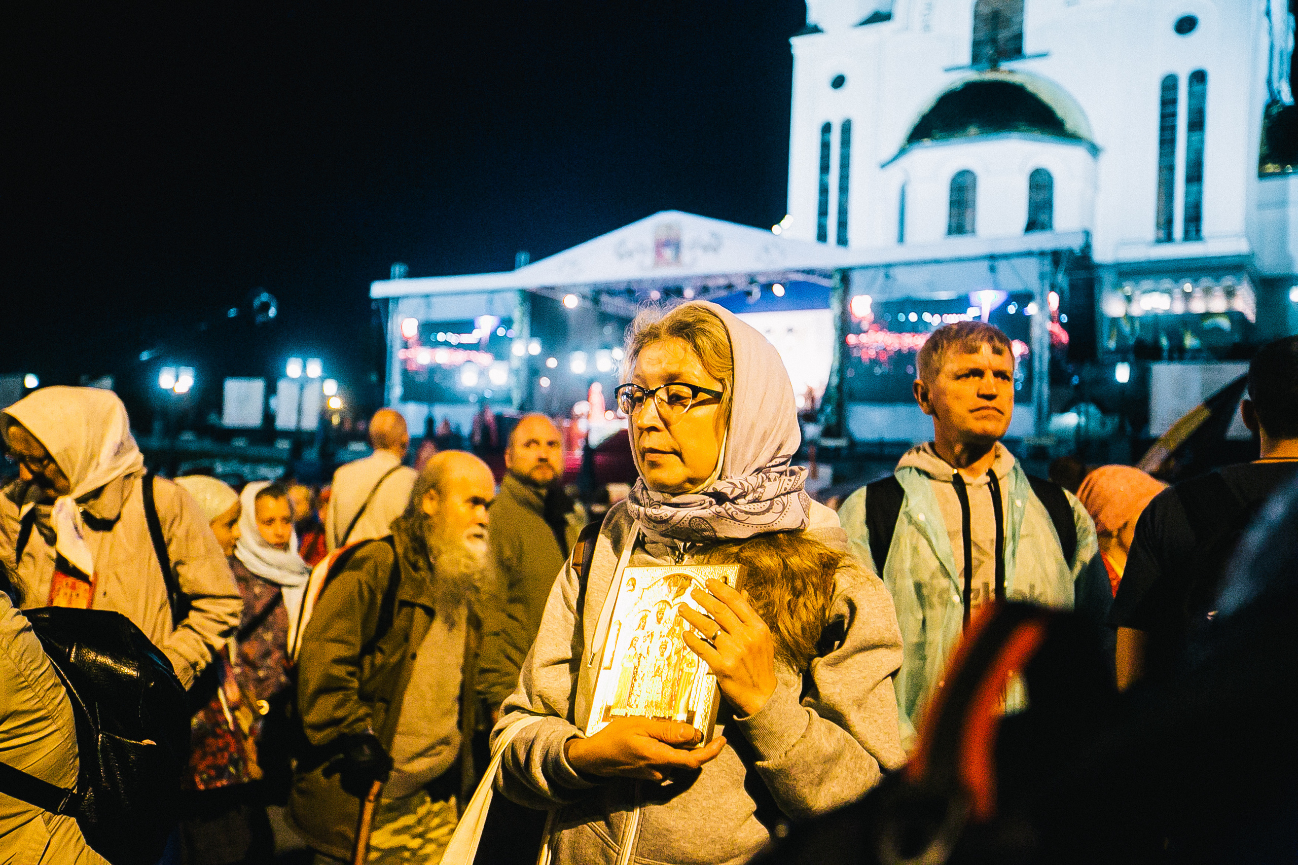 Царский Крестный ход 2019. Храм на крови-Ганина Яма. Фотограф Полина Егорова город Тюмень