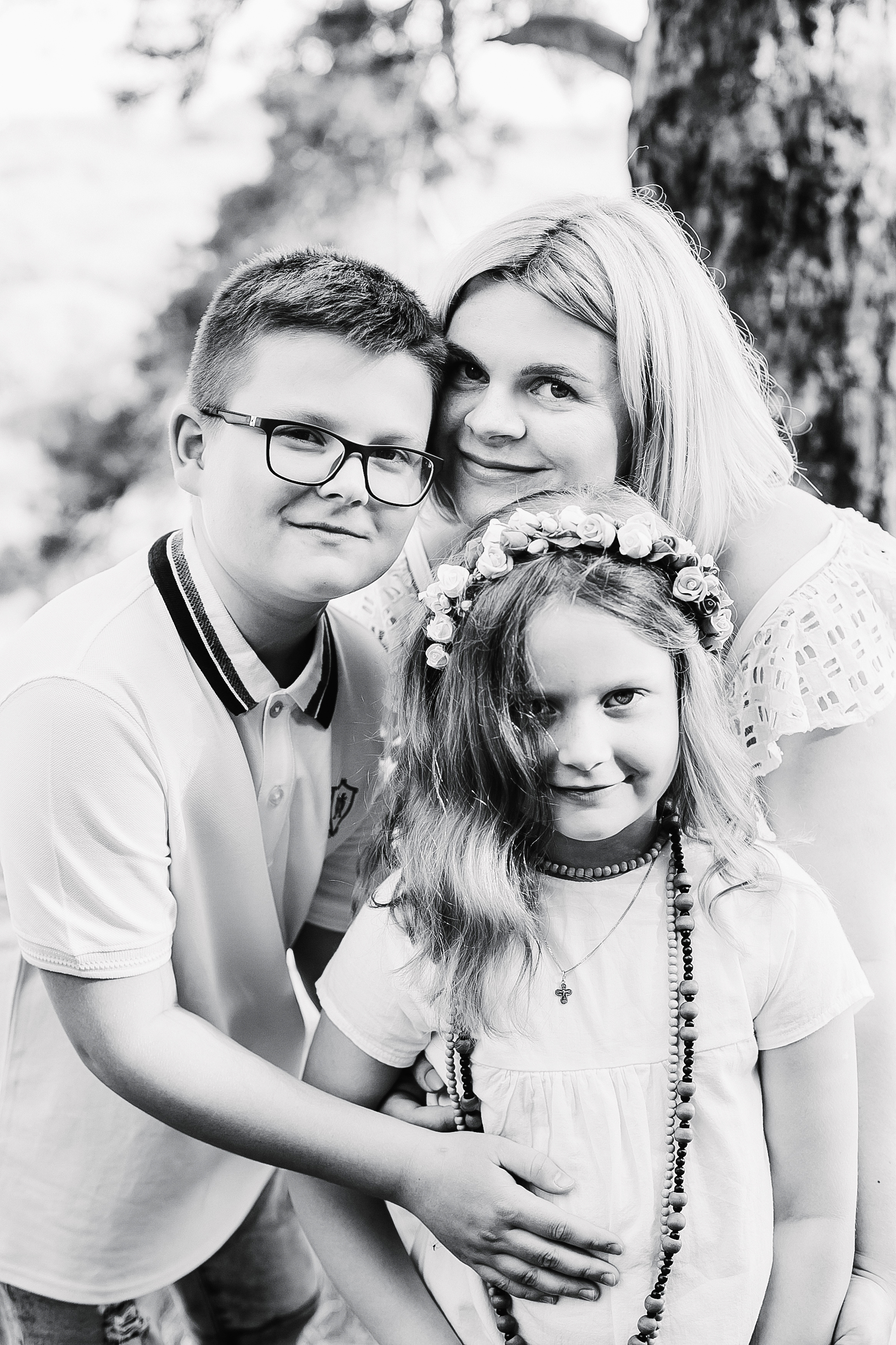 Ольга и ее прекрасные детки. Летне-природная прогулка. Фотограф Полина Егорова город Тюмень