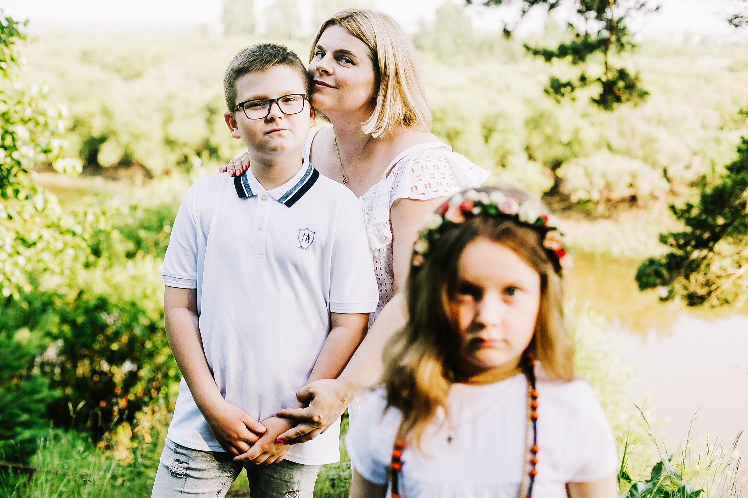 Ольга и ее прекрасные детки. Летне-природная прогулка. Фотограф Полина Егорова город Тюмень