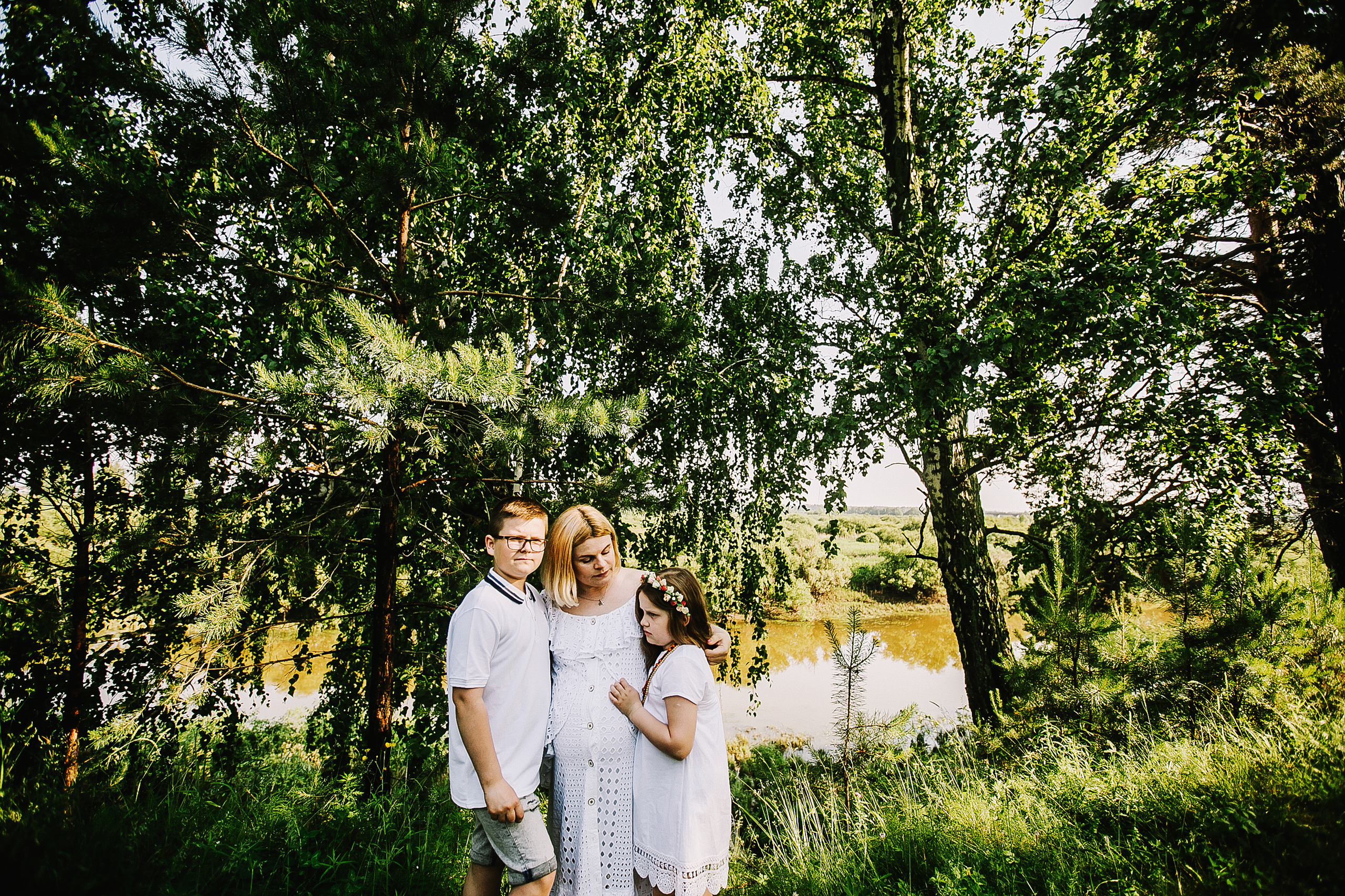 Ольга и ее прекрасные детки. Летне-природная прогулка. Фотограф Полина Егорова город Тюмень