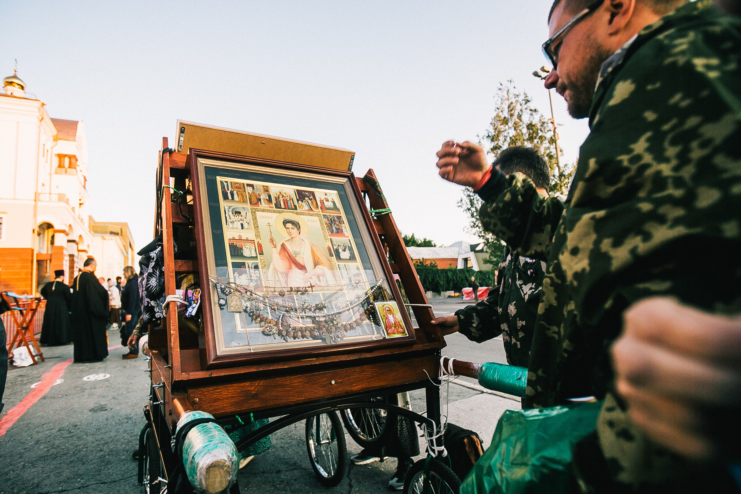 Царский Крестный ход 2019. Храм на крови-Ганина Яма. Фотограф Полина Егорова город Тюмень