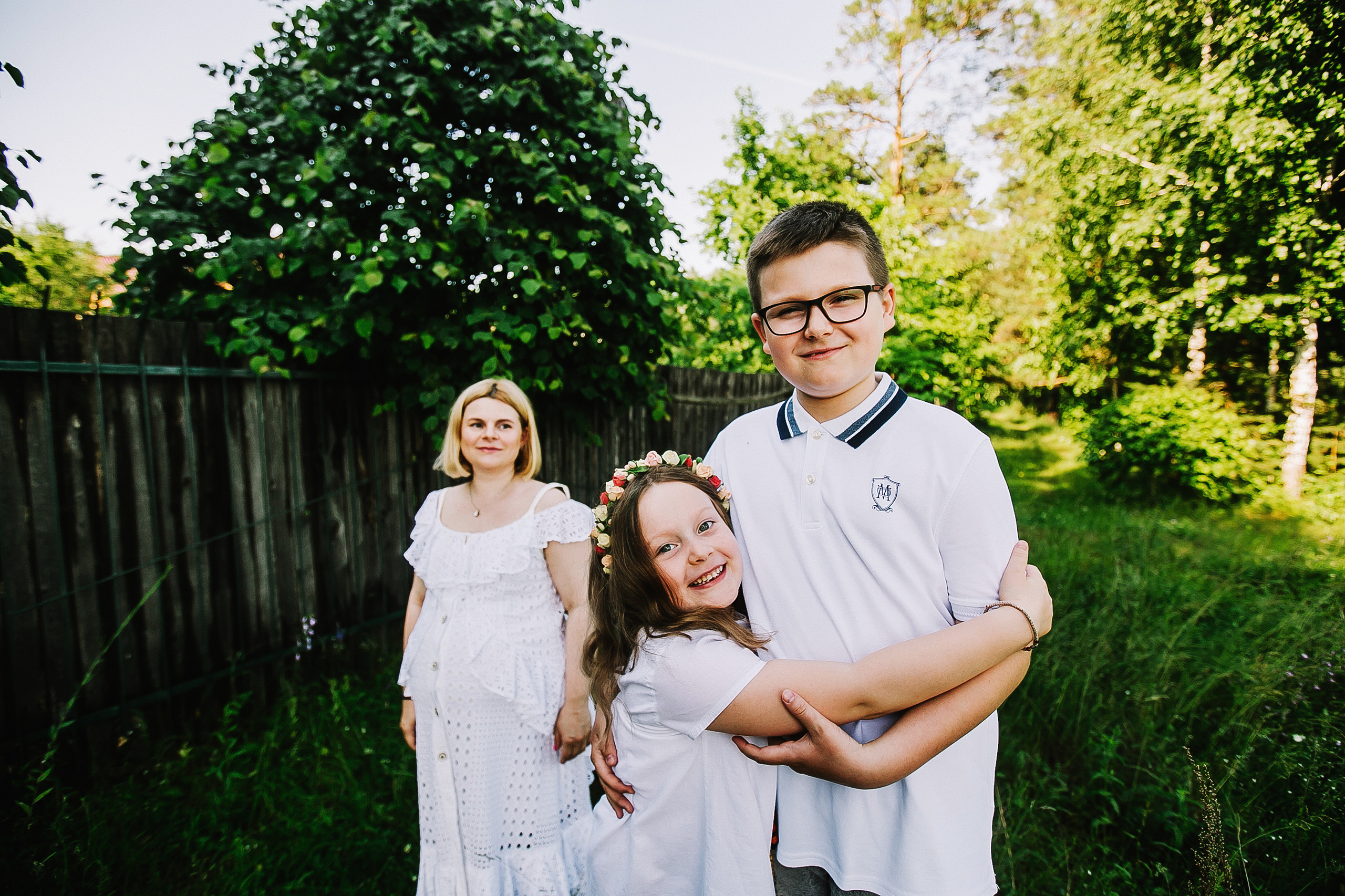 Ольга и ее прекрасные детки. Летне-природная прогулка. Фотограф Полина Егорова город Тюмень