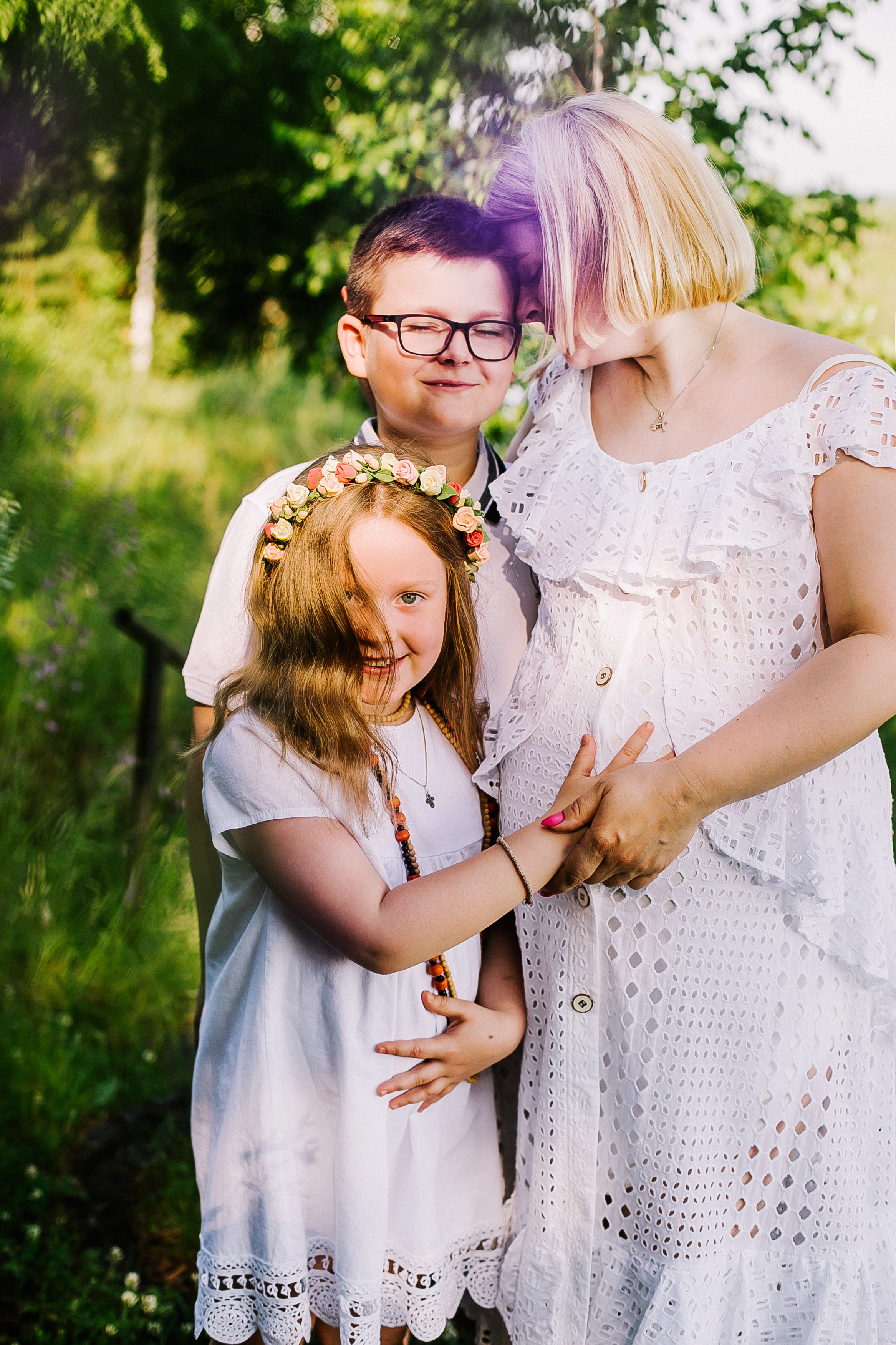 Ольга и ее прекрасные детки. Летне-природная прогулка. Фотограф Полина Егорова город Тюмень