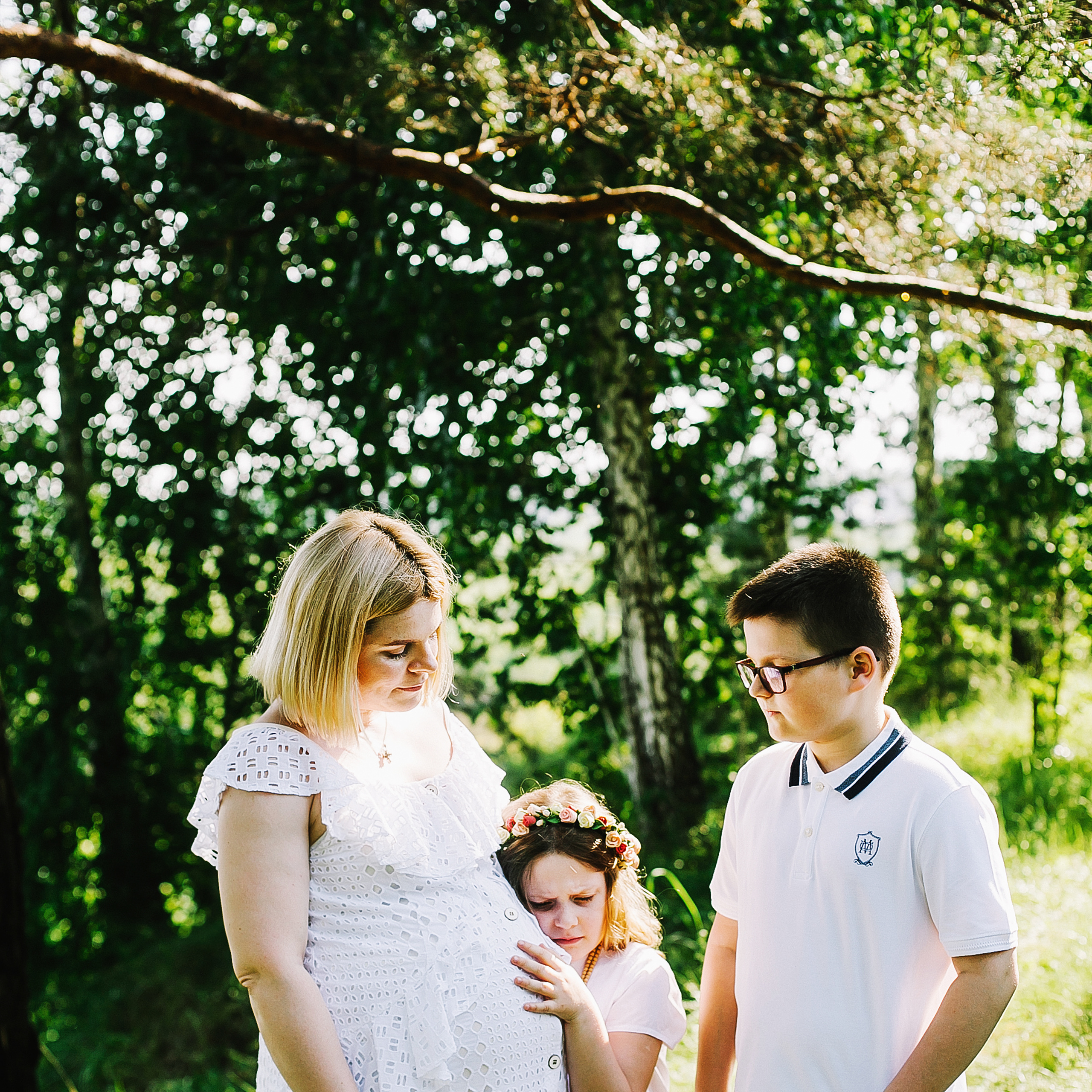 Ольга и ее прекрасные детки. Летне-природная прогулка. Фотограф Полина Егорова город Тюмень