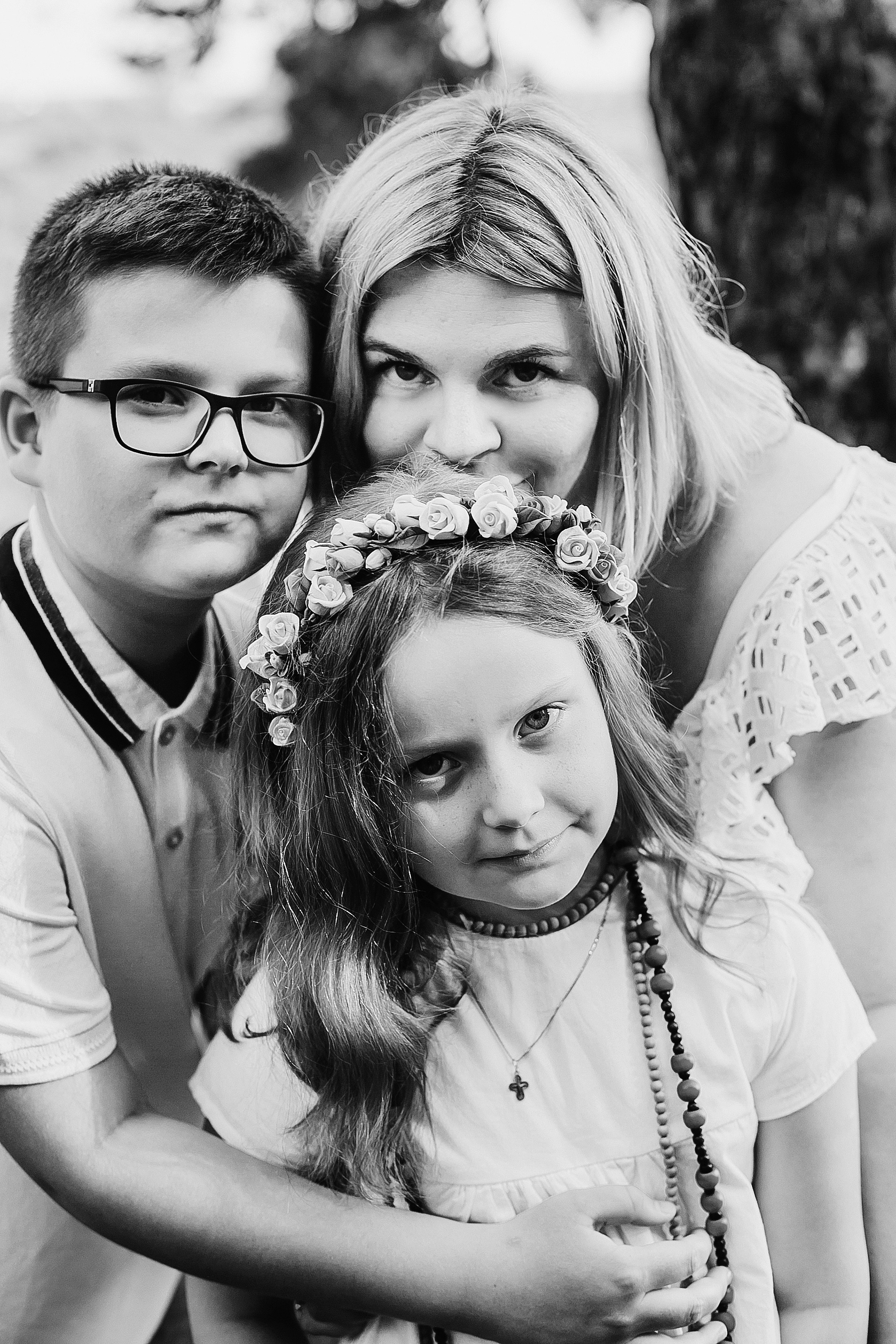 Ольга и ее прекрасные детки. Летне-природная прогулка. Фотограф Полина Егорова город Тюмень